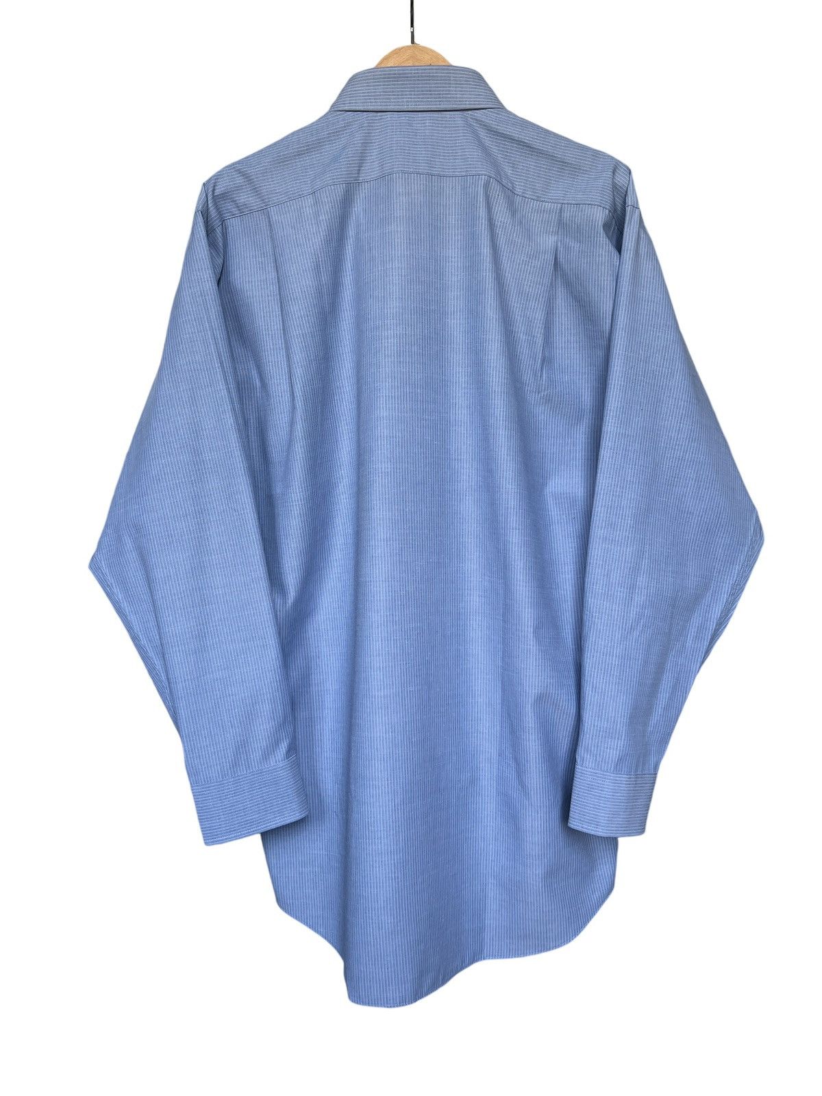 Issey Miyake NWT 1980 Issey Miyake Blue Stripes Button Up Shirt Size US XL / EU 56 / 4 - 2 Thumbnail