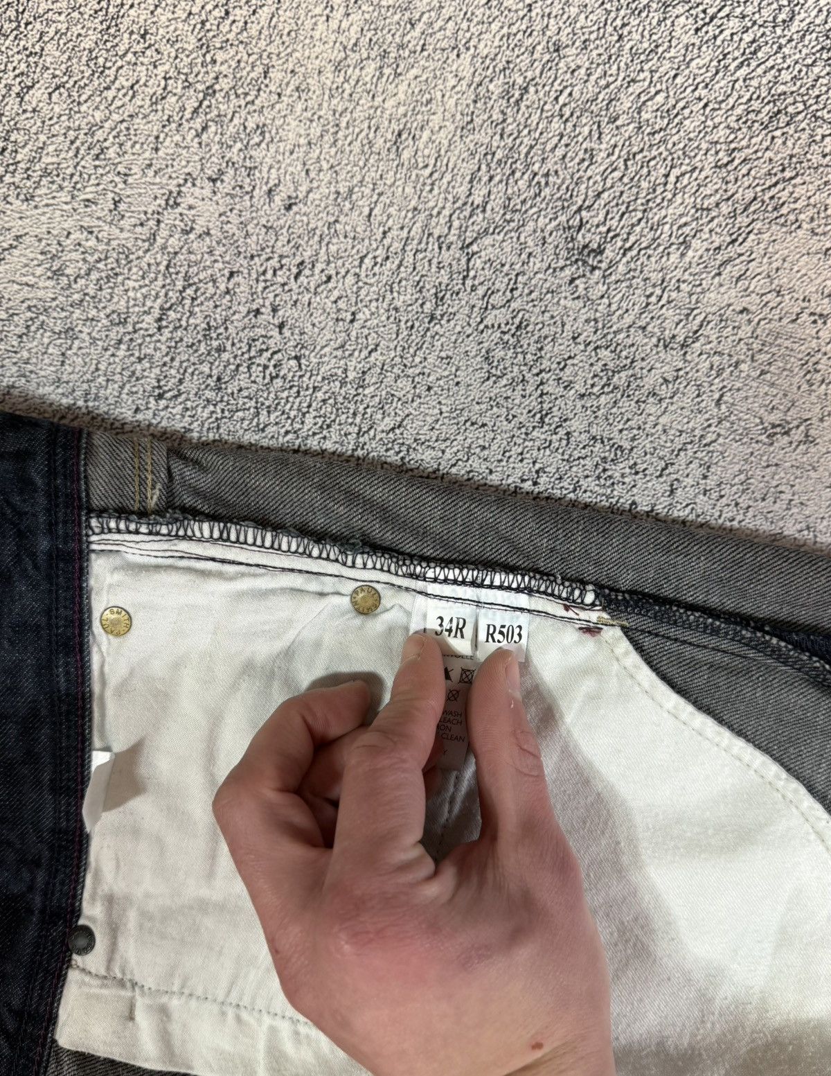 Paul Smith Paul Smith Jeans Cinch Back 34 Indigo Denim Straight Vintage Size US 34 / EU 50 - 15 Thumbnail