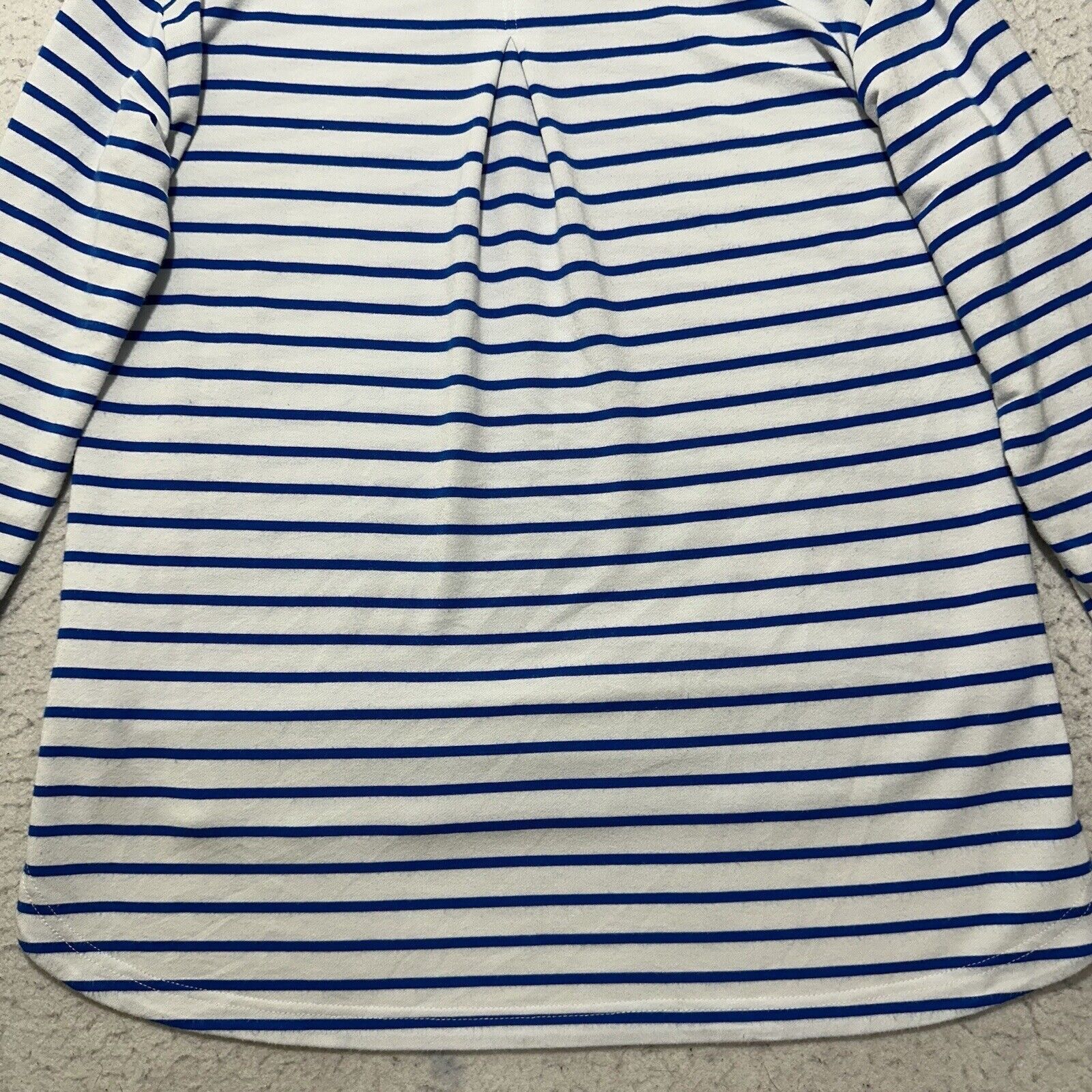 Other Jane and Delancey Small Blue White Striped Hoodie Sweatshirt Size S / US 4 / IT 40 - 12 Thumbnail
