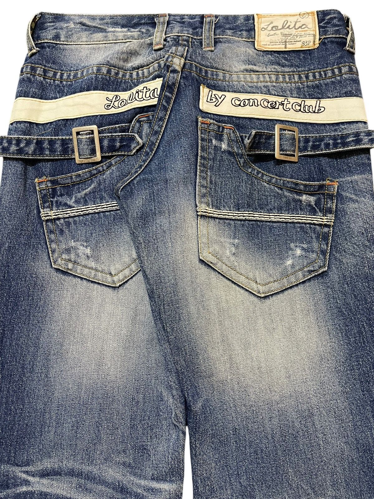 If Six Was Nine Vintage Japanese Brand Blue Faded Wash Style Jeans Size US 30 / EU 46 - 6 Thumbnail