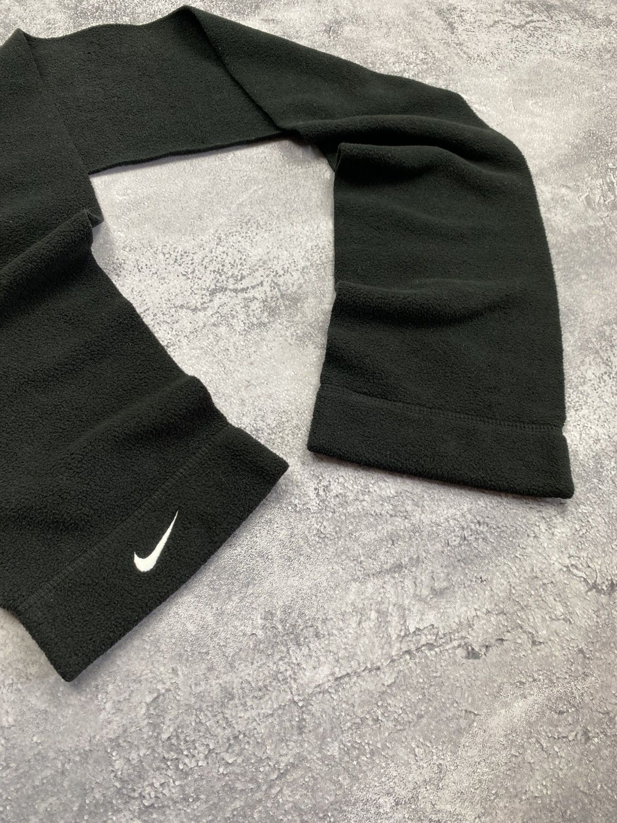 Nike Nike Vintage Y2K Style Fleece Scarf Swoosh Logo Drill 00s Size ONE SIZE - 4 Thumbnail