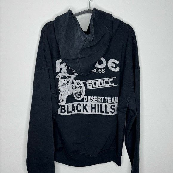 Rhude Rhude Supercross Hoodie Vintage Black Men’s XL Size US XL / EU 56 / 4 - 2 Thumbnail