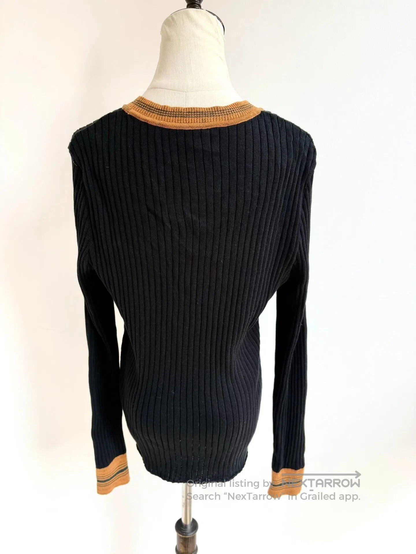 Vivienne Westwood vivienne westwood black orange striped cardigan. Size XXS / US 00 / IT 34 - 5 Thumbnail