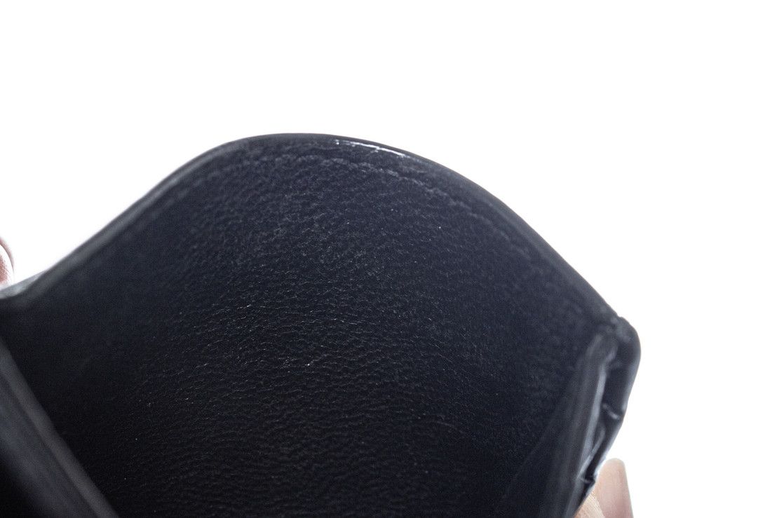 Gucci Gucci, black leather monogram embossed card holder Size ONE SIZE - 4 Thumbnail
