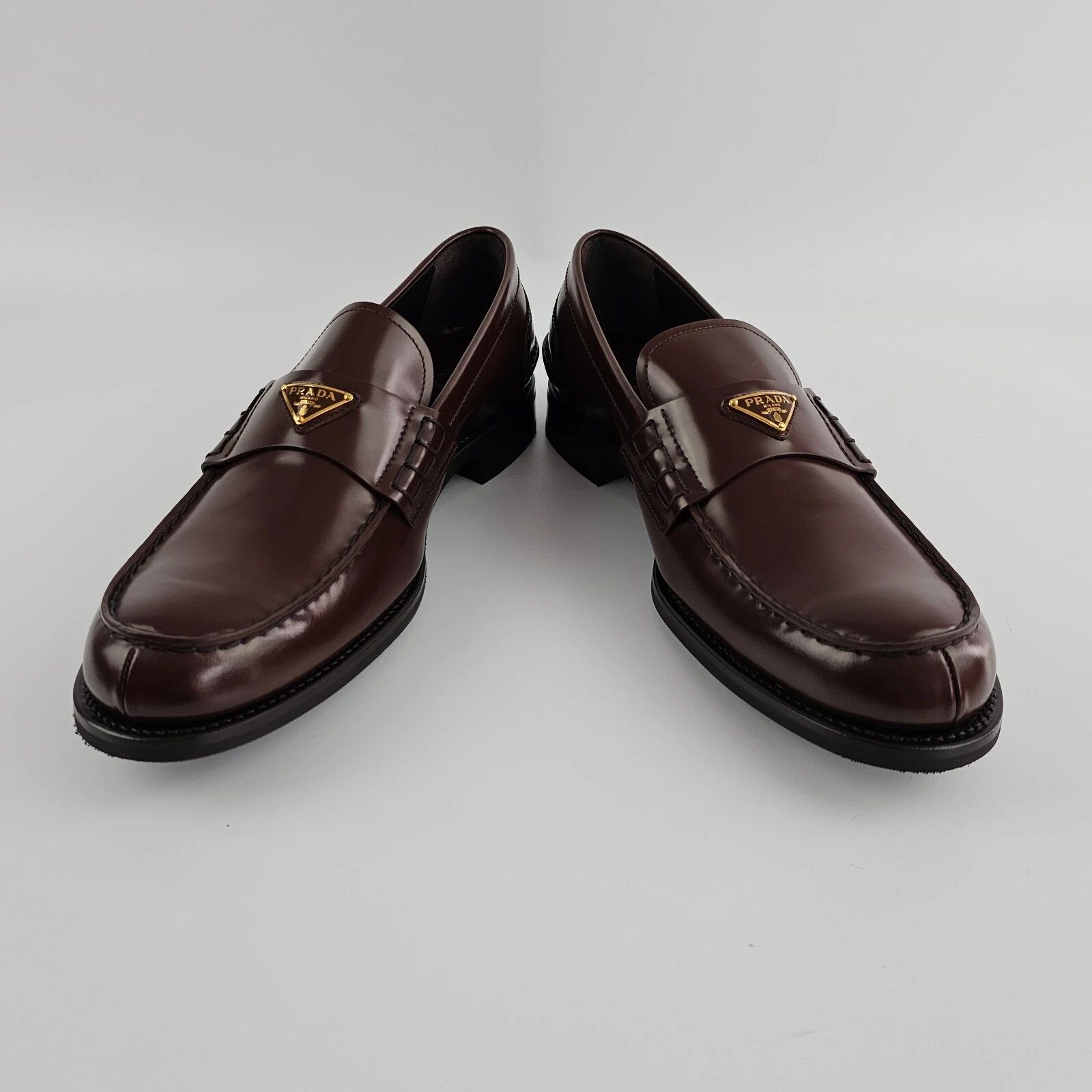 Prada PRADA Briarwood Brushed Leather Loafers New Authentic Size US 10.5 / EU 43-44 - 7 Thumbnail