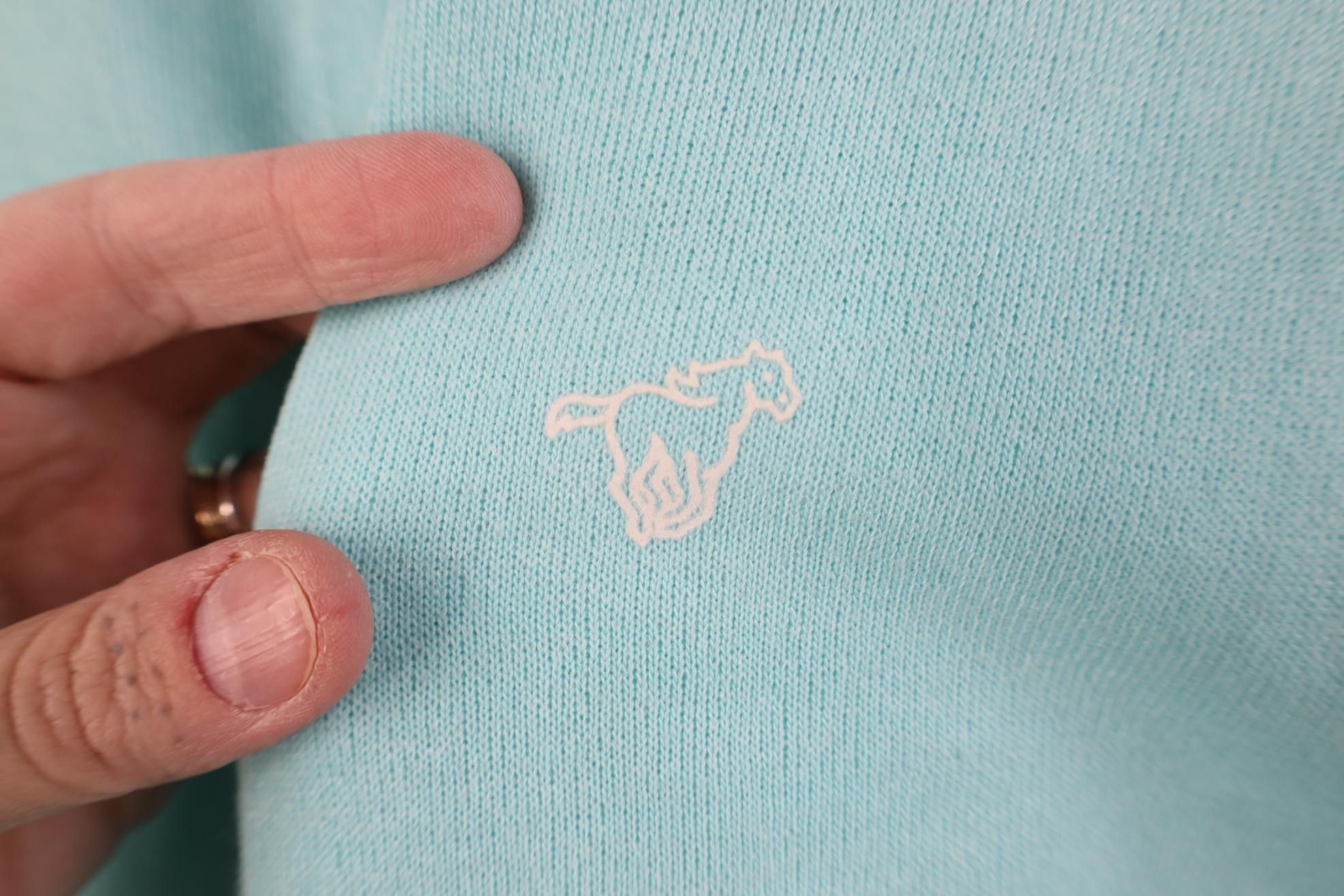 Wrangler Vintage 70s Wrangler Crewneck Sweatshirt Light Blue USA Size US XXL / EU 58 / 5 - 4 Thumbnail