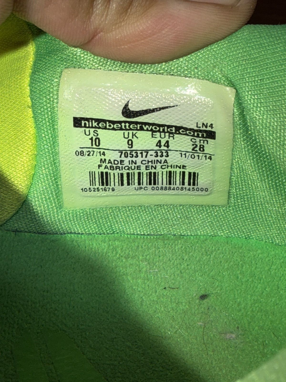 Nike Nike Kobe 10 Vino size 10 Size US 10 / EU 43 - 12 Thumbnail