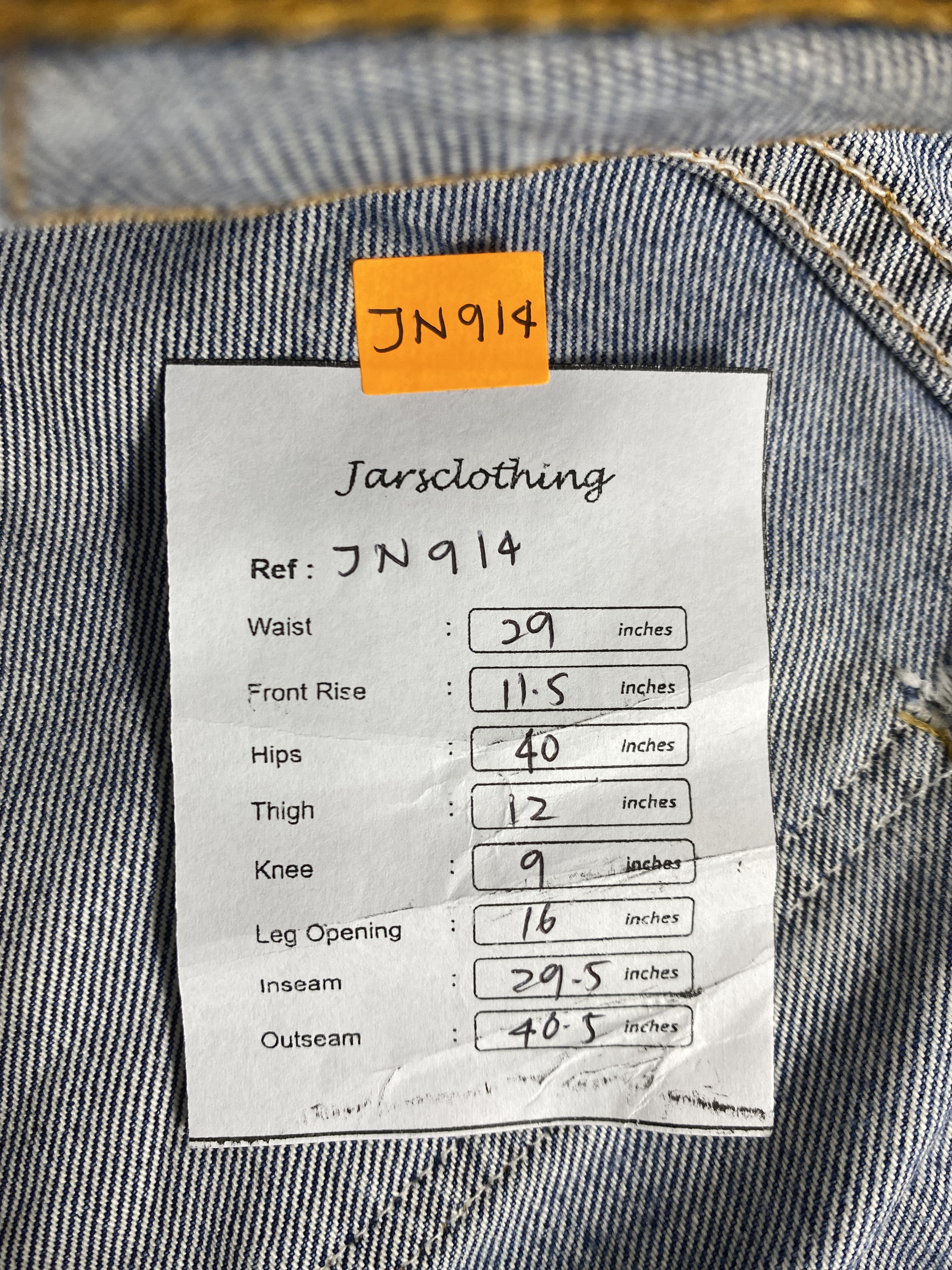 Levi's Blue Wash Vintage Levi's 612 Orange Tab Jeans -JN914 Size US 29 - 8 Thumbnail