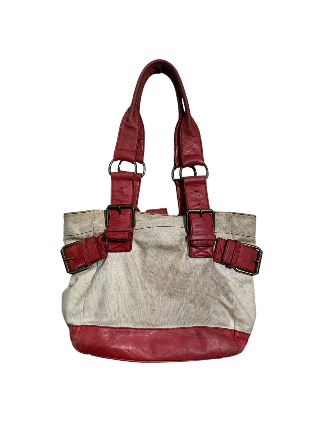 Vivienne Westwood 🔥V.WESTWOOD SHOULDER BAG LEATHER /CANVAS Size ONE SIZE - 5 Thumbnail