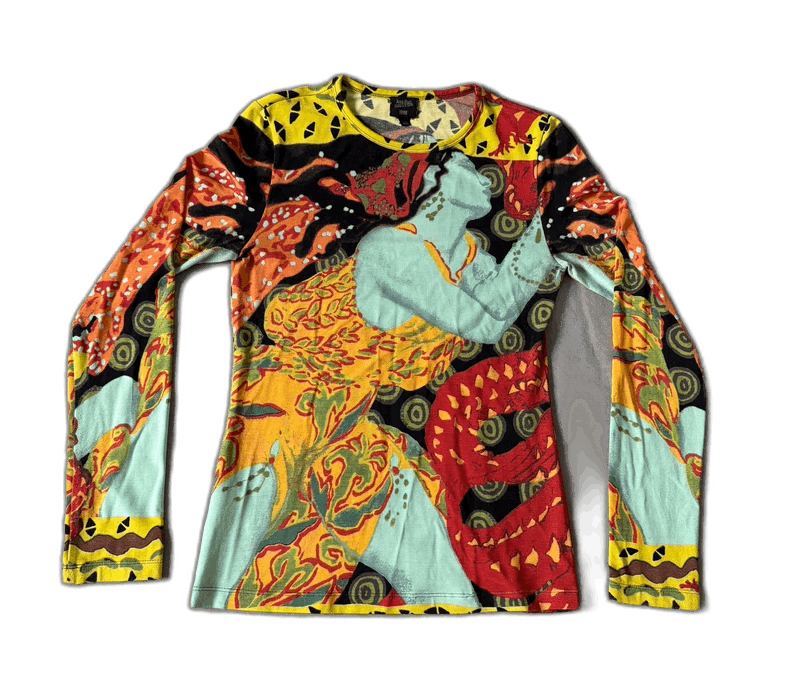 Jean Paul Gaultier Vintage Jean Paul Gaultier Long Sleeve Top Size S / US 4 / IT 40 - 1 Thumbnail