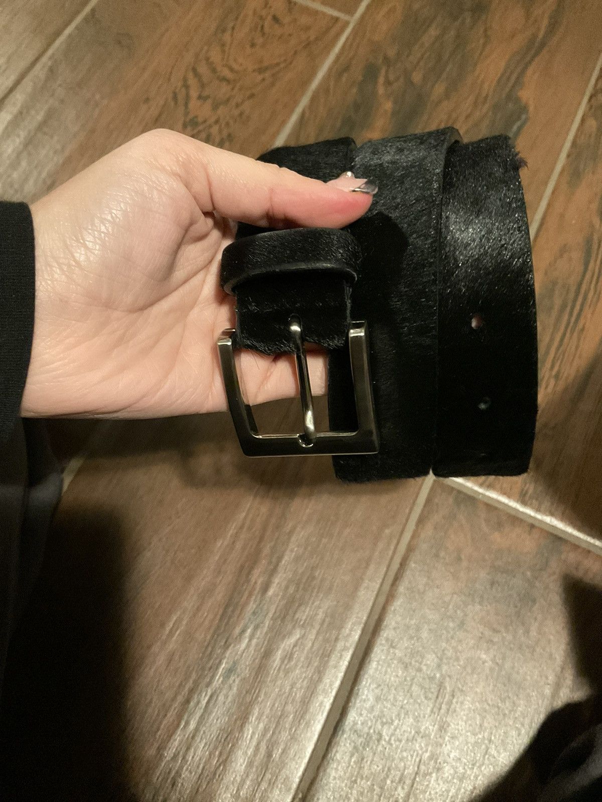 Prada Prada pony hair belt Size ONE SIZE - 3 Thumbnail