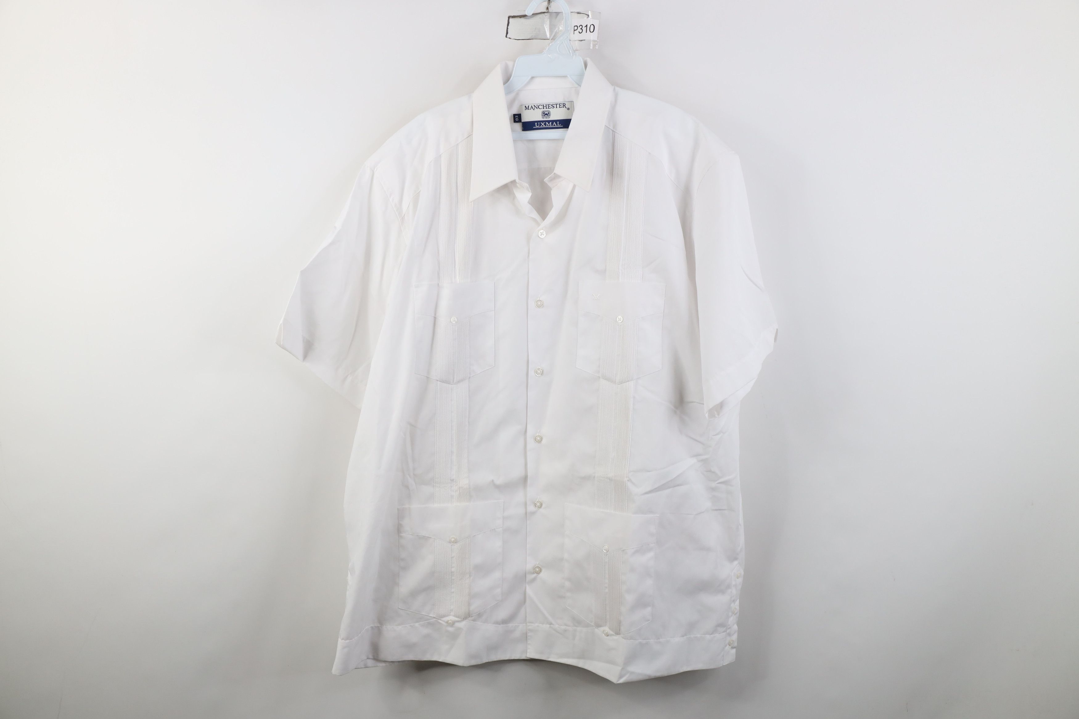 Vintage Deadstock Vintage 90s Rockabilly Wedding Button Shirt White Size US XL / EU 56 / 4 - 1 Thumbnail