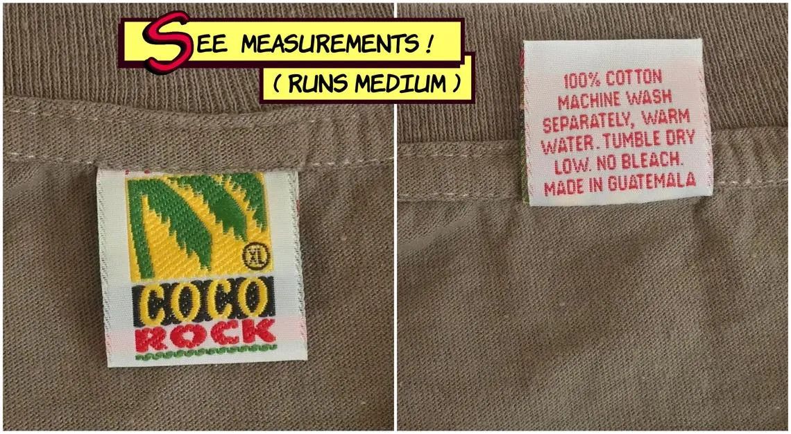 Vintage 90s CHIAPS T shirt Tee Single Stitch / Mexico Embroidery Size US M / EU 48-50 / 2 - 6 Thumbnail