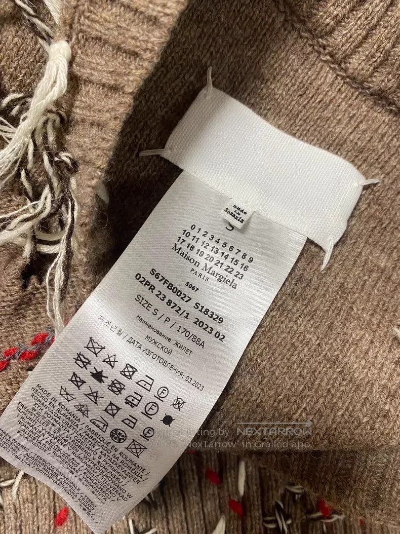 Maison Margiela Maison Margiela Colour-blocked V-neck knitted vest Size S / US 4 / IT 40 - 4 Thumbnail
