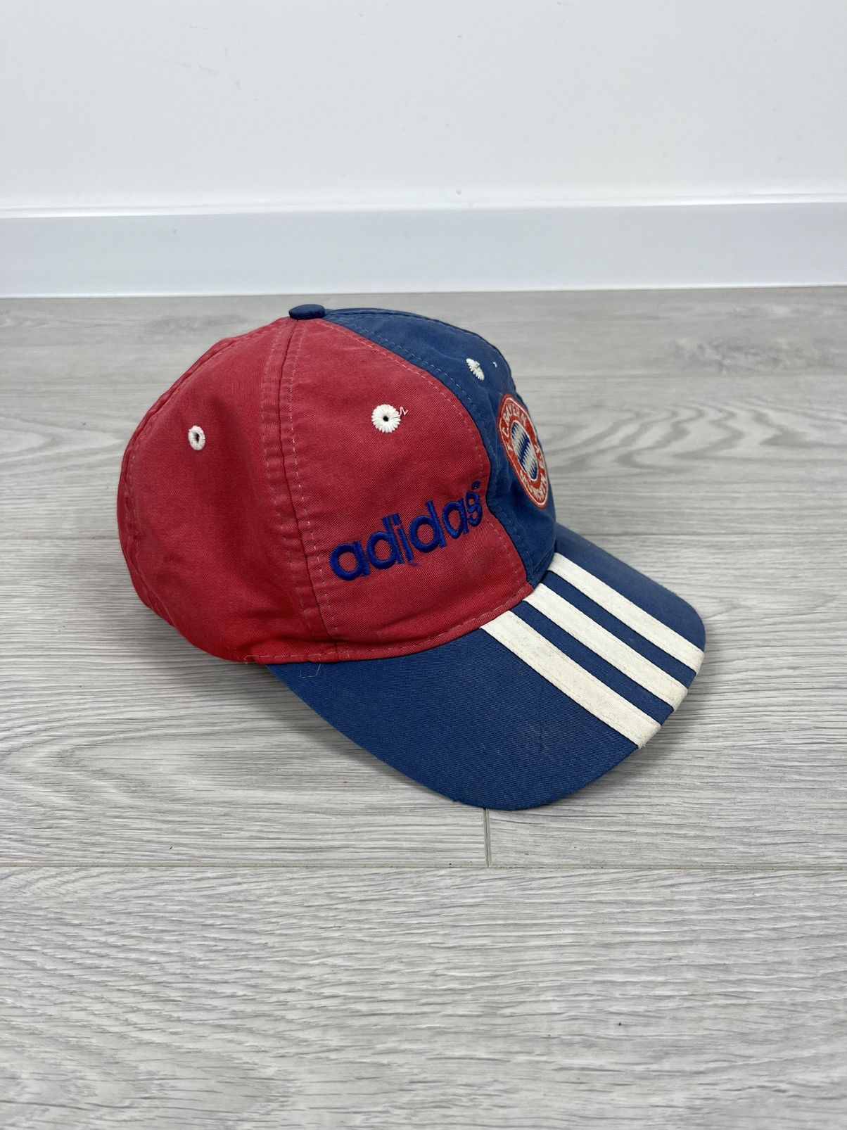 Adidas × Vintage Adidas Bayern Vintage 90s Soccer Team Cap Hat Size ONE SIZE - 2 Thumbnail