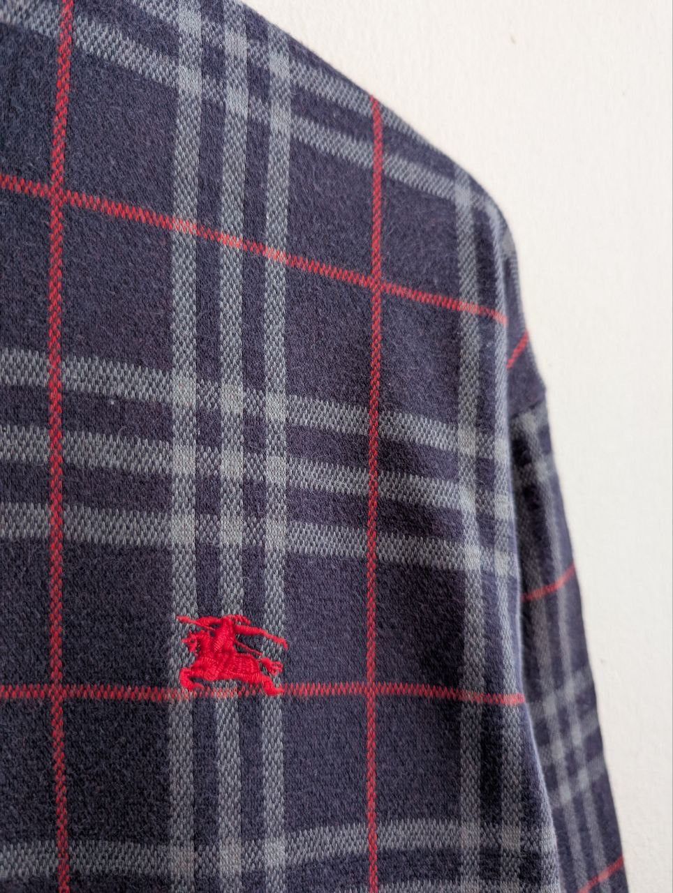 Burberry vintage BURBERRY nova check long sleeve t shirts Size US XL / EU 56 / 4 - 3 Thumbnail