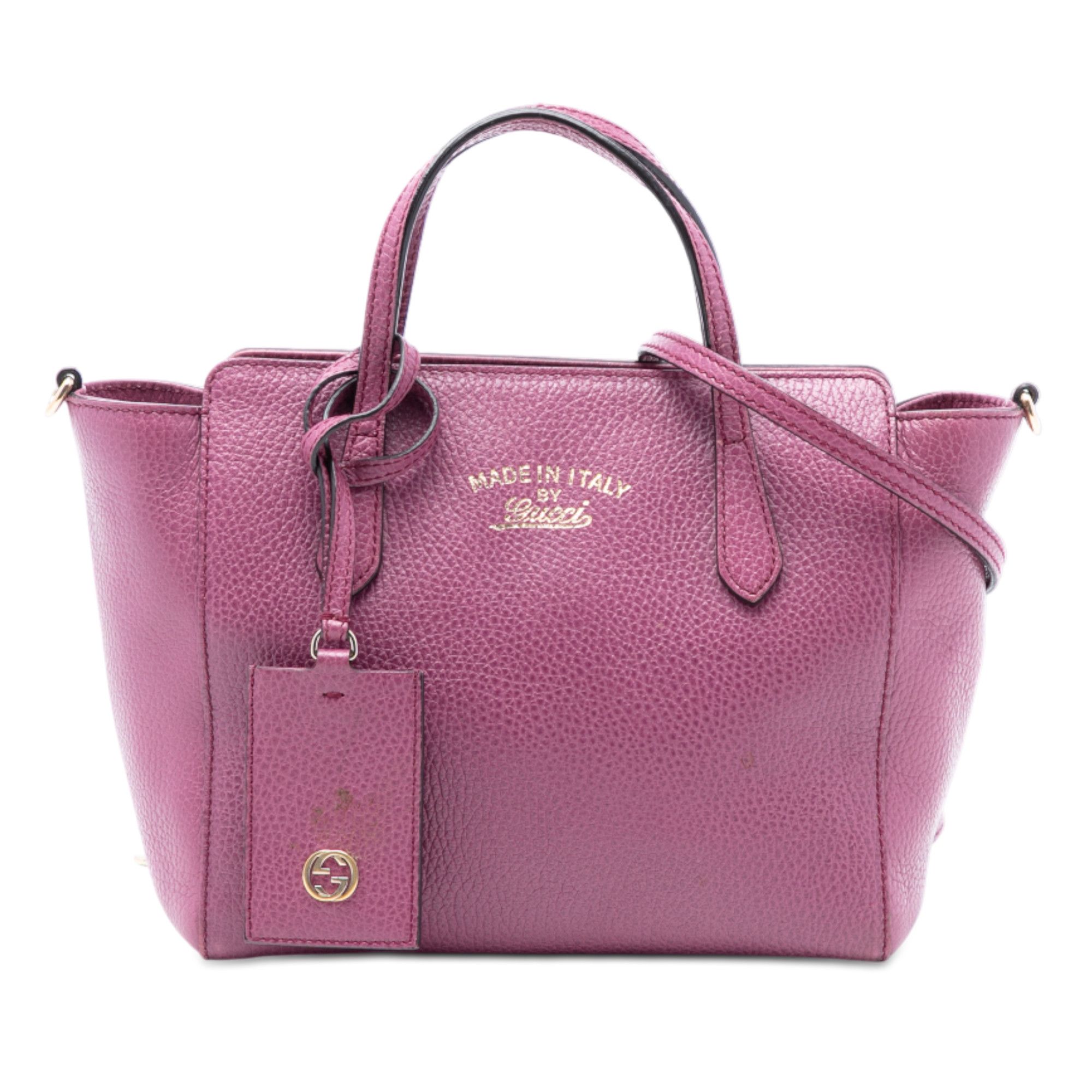 Gucci Gucci Mini Leather Swing Satchel Size ONE SIZE - 1 Thumbnail