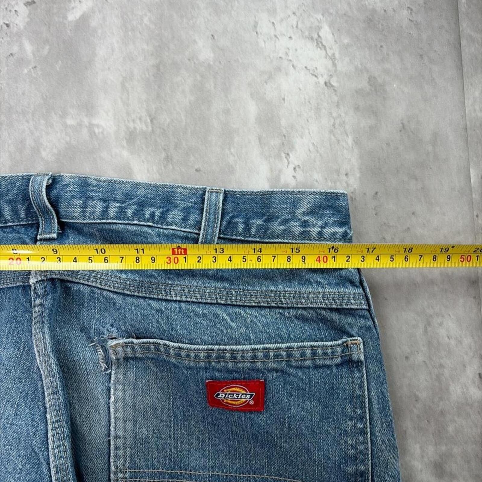 Dickies Y2K Dickies Grunge Baggy Distressed Carpenter Denim Jeans Size US 34 / EU 50 - 6 Thumbnail