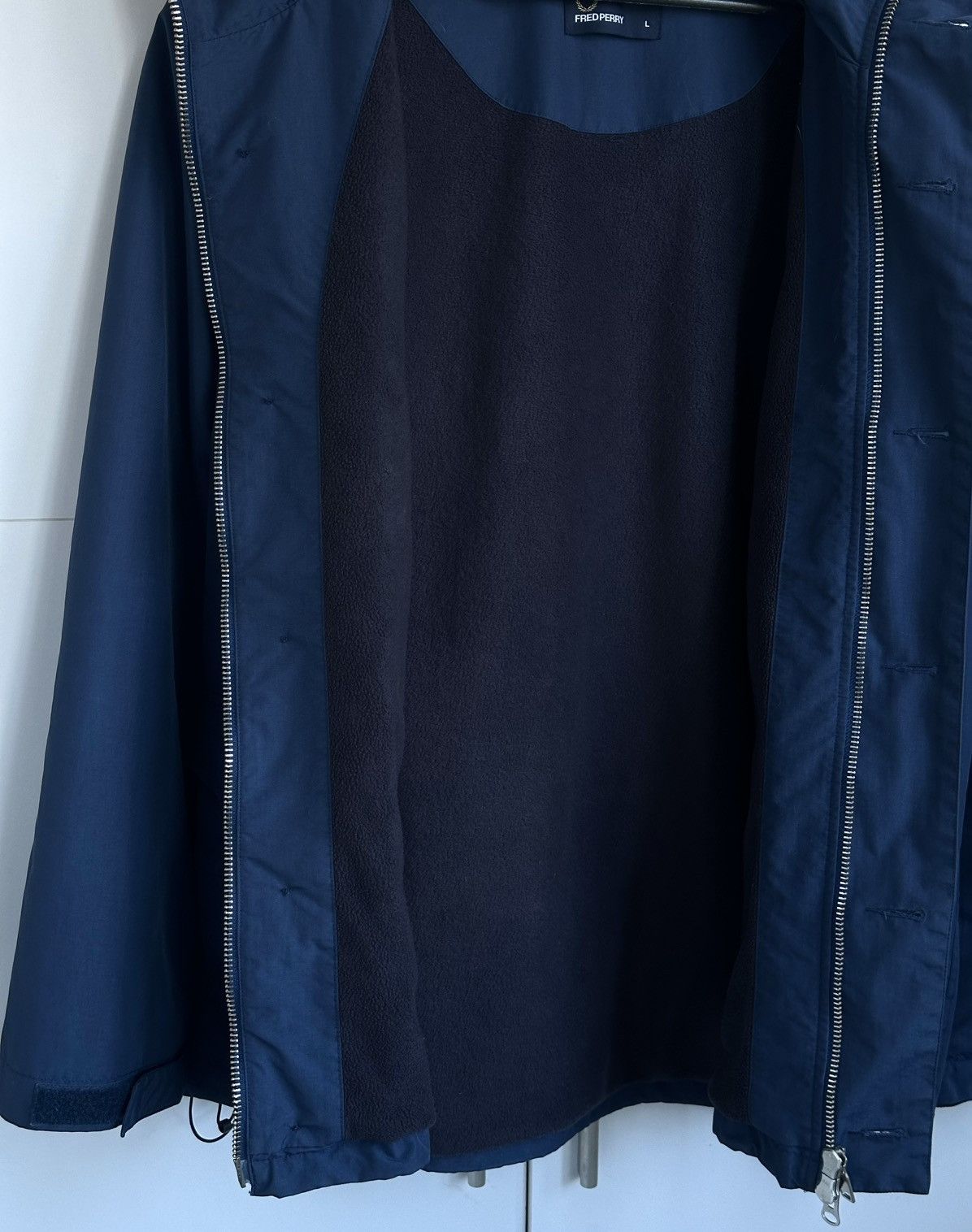 Fred Perry FRED PERRY Men Hooded Water Resist Parka Coat Jacket Size L Size US L / EU 52-54 / 3 - 10 Thumbnail