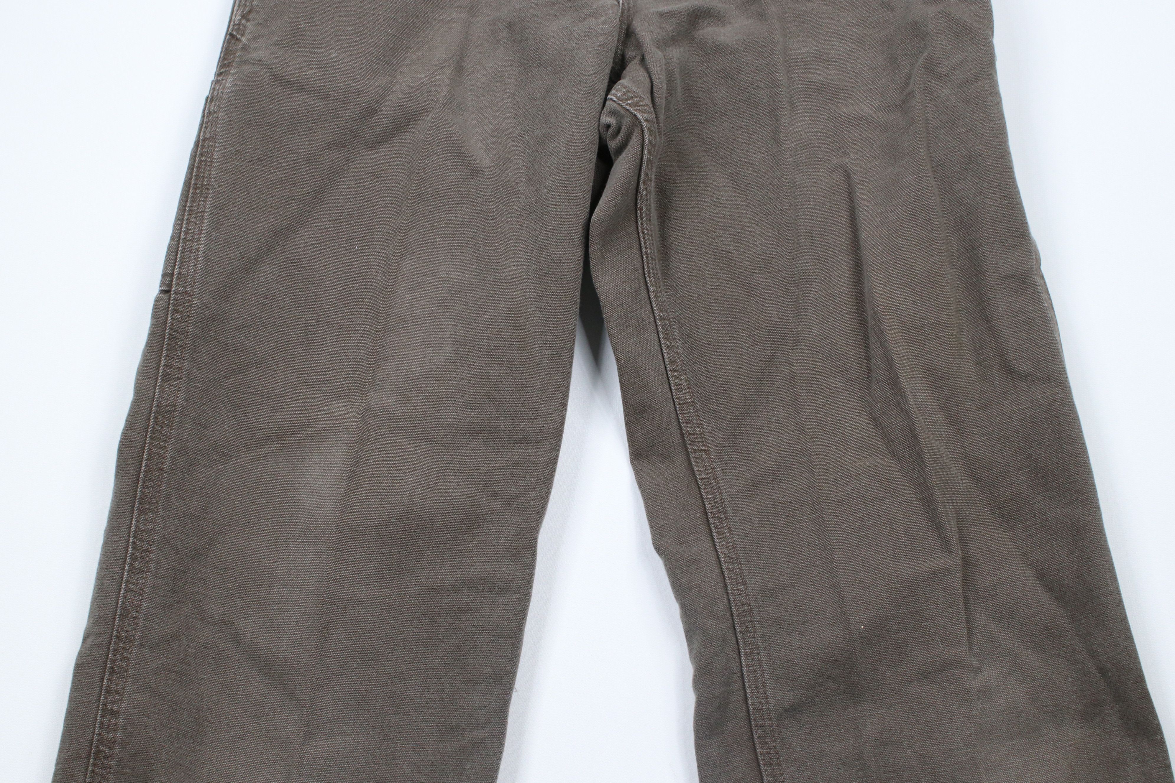 Carhartt × Vintage Vintage Carhartt Loose Fit Washed Duck Pants Timber Brown Size US 32 / EU 48 - 3 Thumbnail