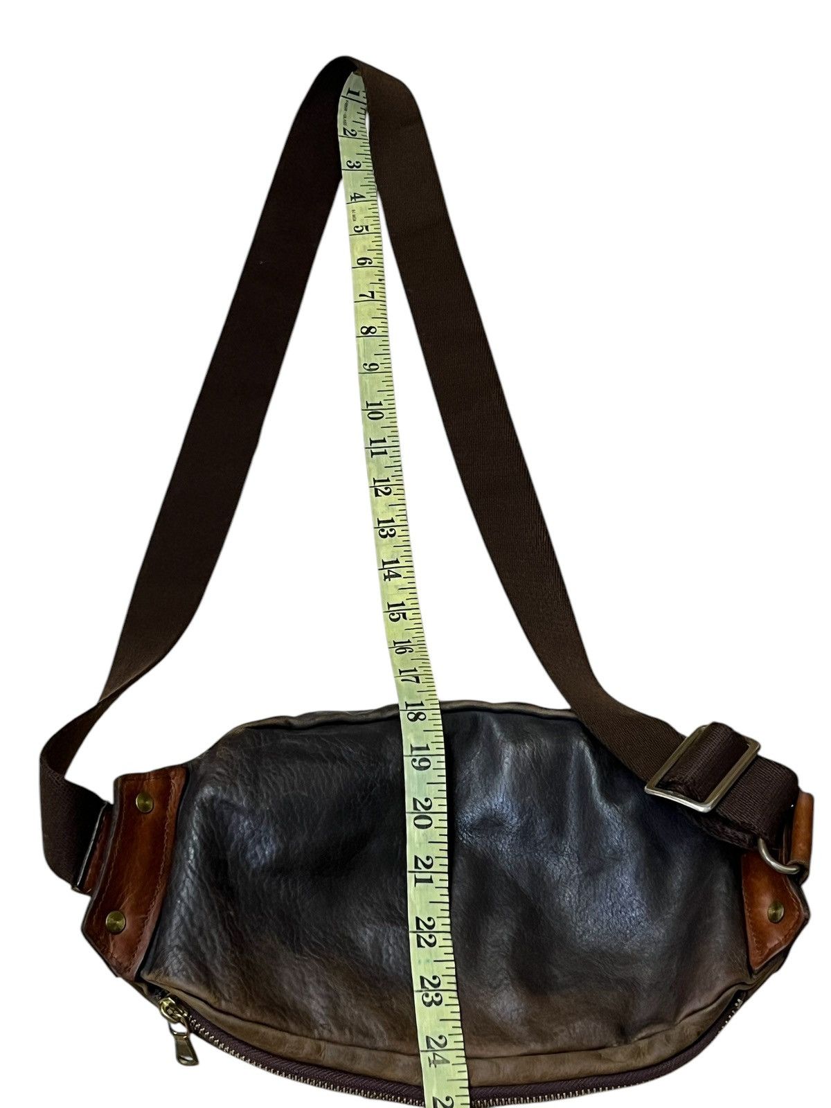 Genuine Leather VINTAGE CREED JAPAN PATINA LEATHER CHEST BAG Size ONE SIZE - 14 Thumbnail