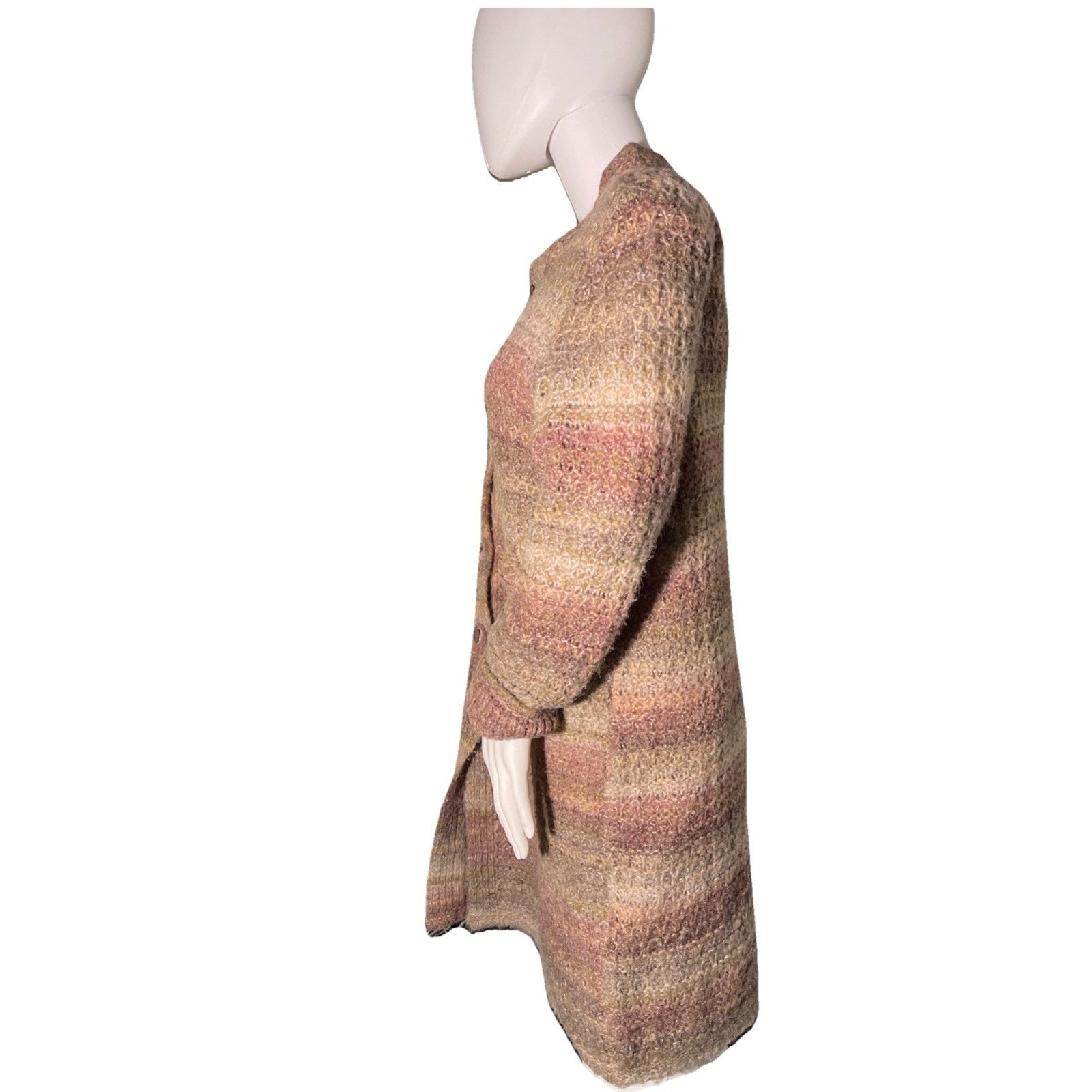 J. Jill J Jill Small Sweater Long Cardigan Alpaca/ Wool Textured- M Size M / US 6-8 / IT 42-44 - 3 Thumbnail