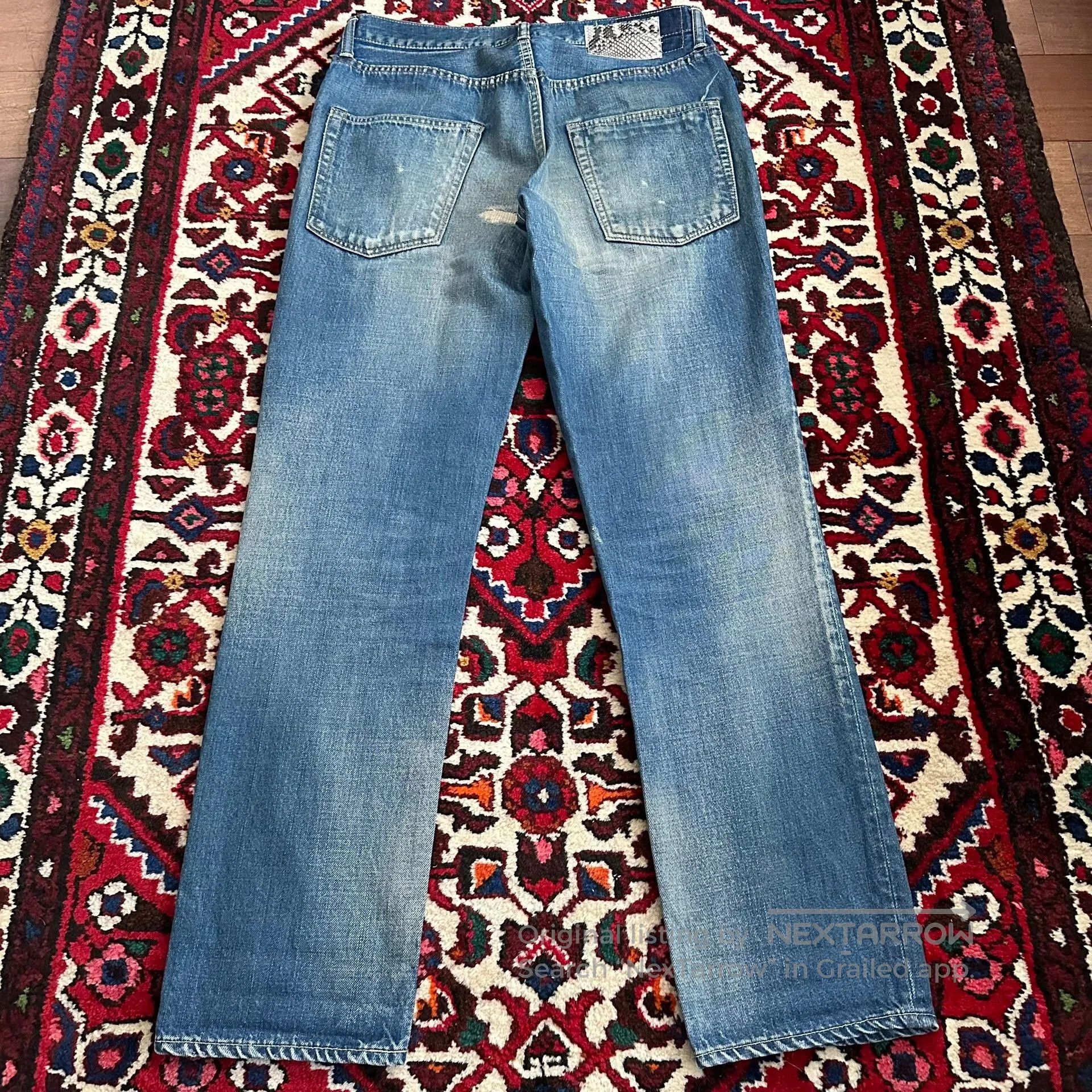 Visvim visvim 03d5 Yellow Mud Washed Jeans. Size US 32 / EU 48 - 2 Thumbnail