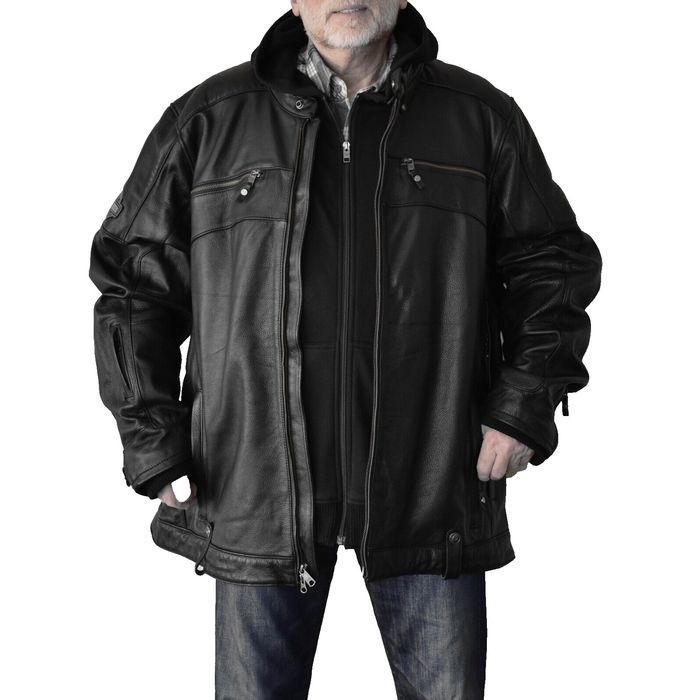 Harley Davidson NWT HARLEY DAVIDSON Swingarm 3in1 Leather Jacket 4XL