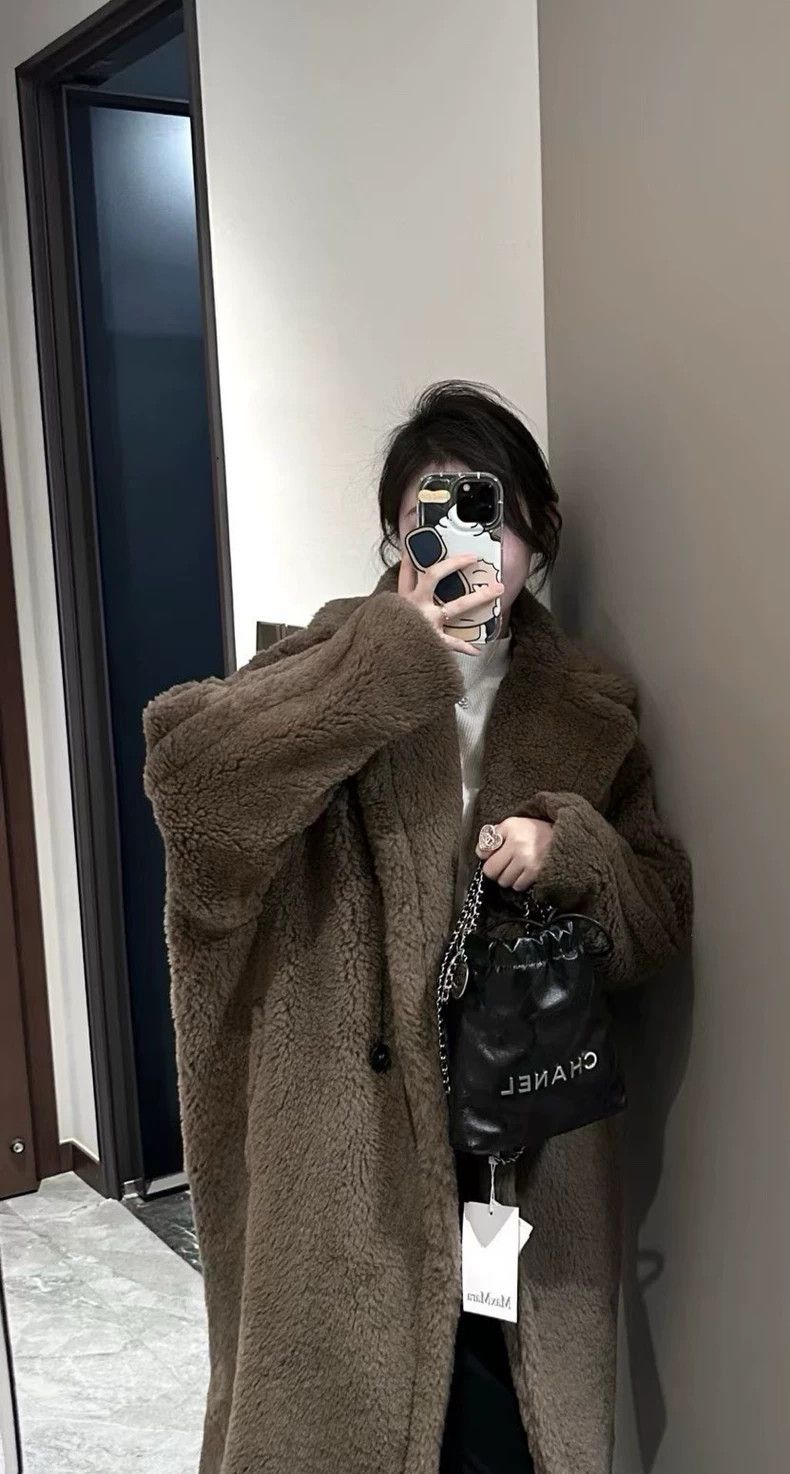 Max Mara Max Mara Turtledove Grey Teddy Coat Size XS / US 0-2 / IT 36-38 - 6 Thumbnail