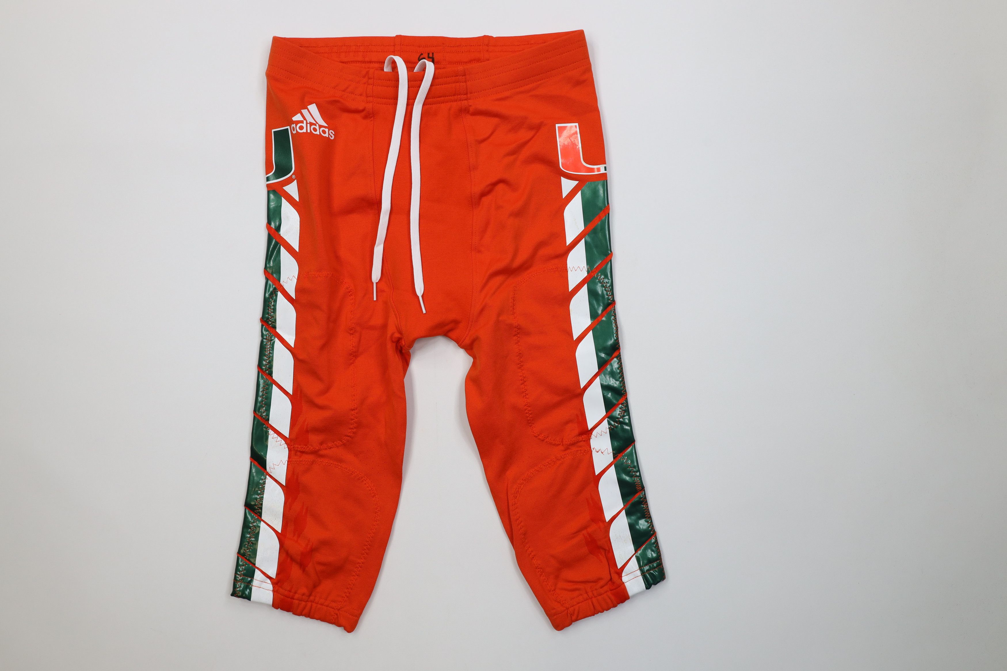 Adidas Adidas 2016 Game Used University of Miami Hurricanes Pants Size US 38 / EU 54 - 1 Thumbnail
