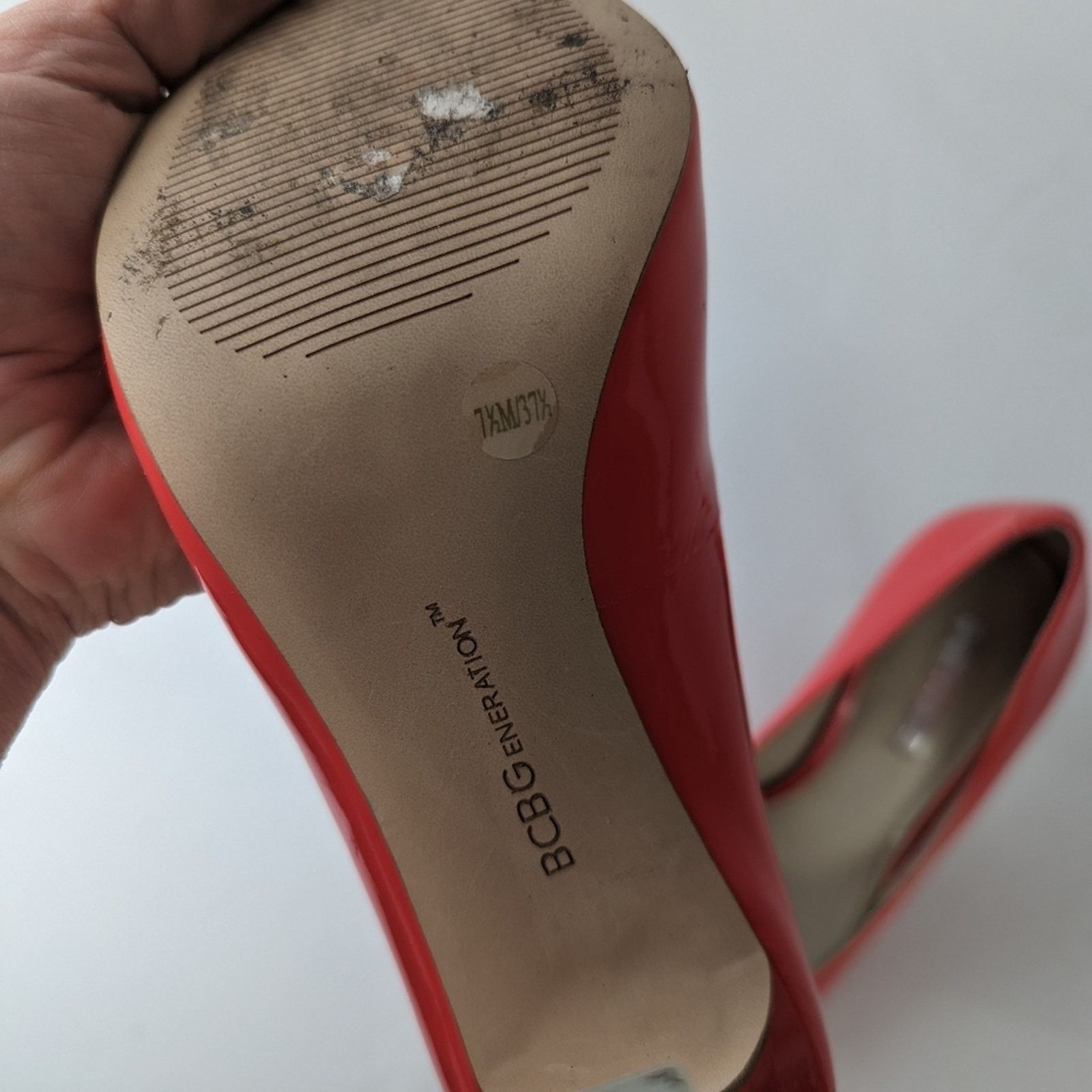 Bcbgmaxazria BGBGeneration Red Stiletto Heels Size US 7.5 / IT 37.5 - 4 Thumbnail