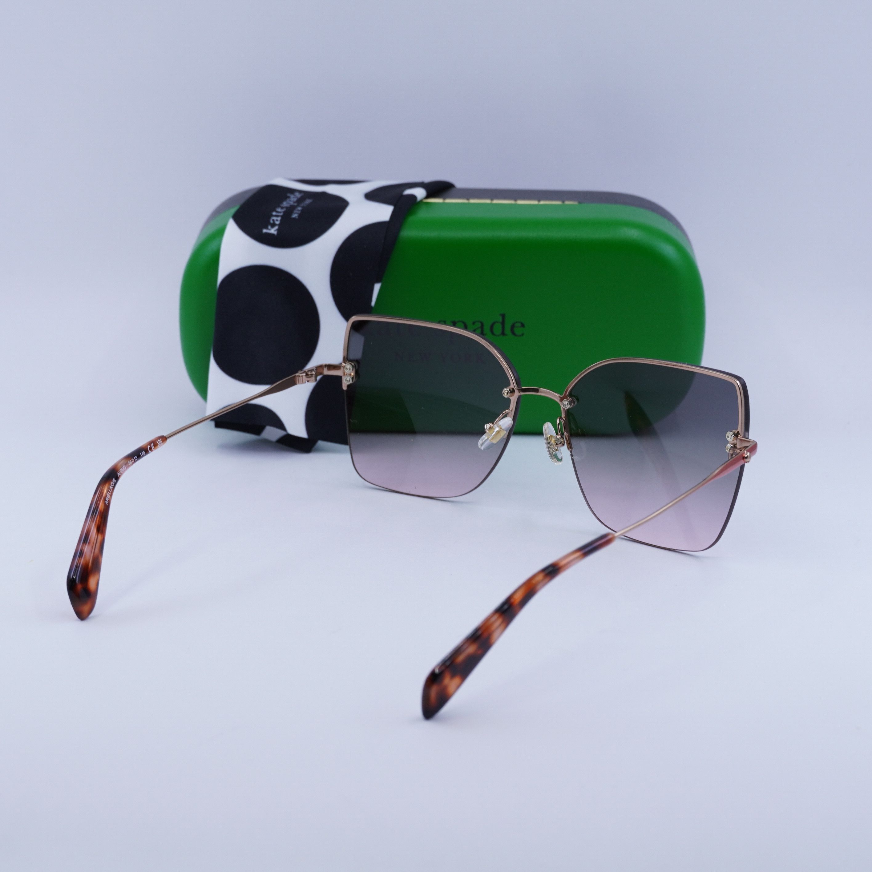 Kate Spade Kate Spade ARIELLA/G/S 0AU2 UQ Sunglasses Gold Butterfly Size ONE SIZE - 10 Thumbnail