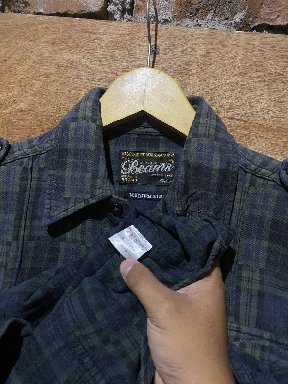 Beams Japan 💸BINDING OFFER💸 BEAMS JAPAN PATCHWORK STYLE FLANNELSHIRT Size US M / EU 48-50 / 2 - 7 Thumbnail