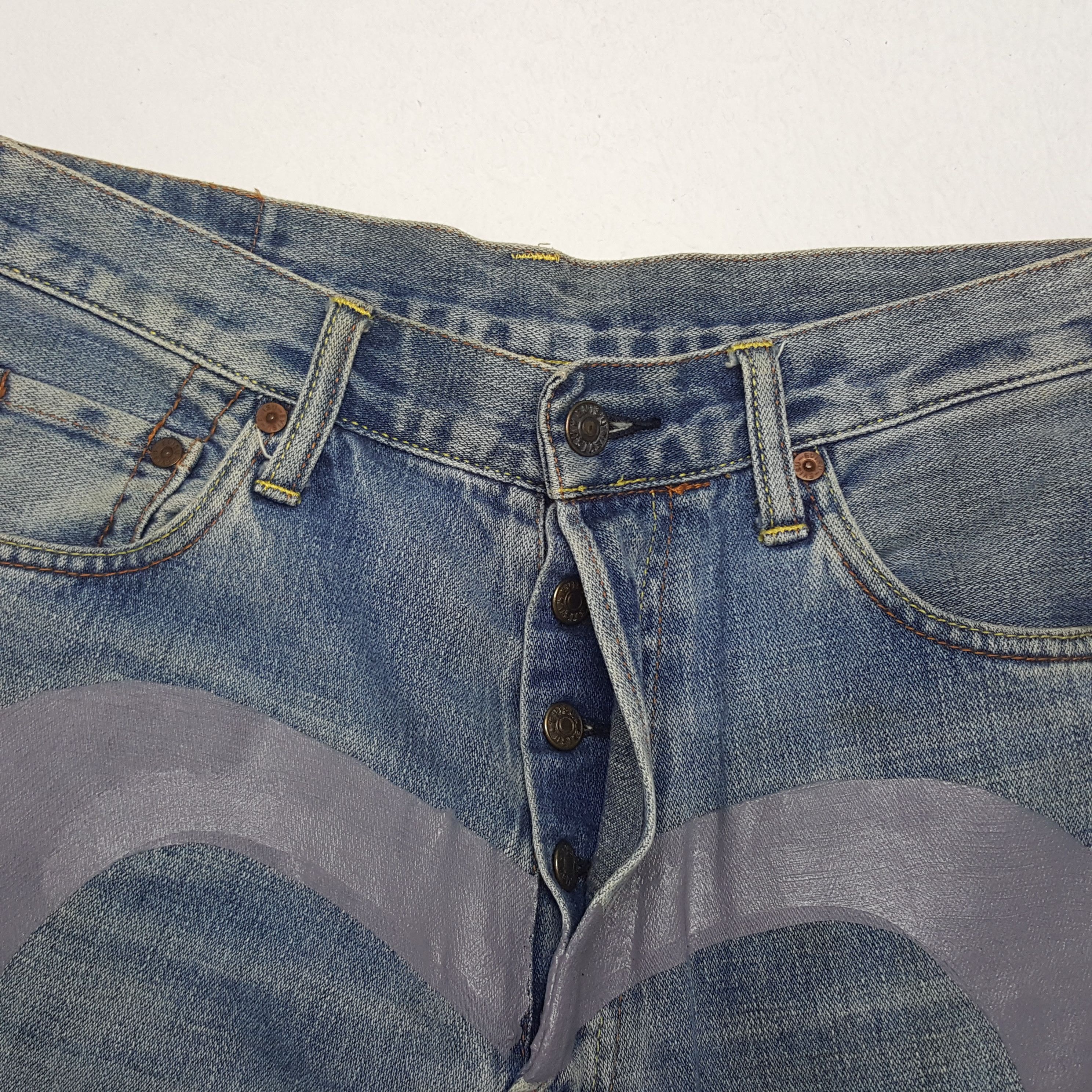 Evisu × Japanese Brand Vintage Evisu Japanese Brand Custom Art Daicock Denim Jeans Size US 30 / EU 46 - 6 Thumbnail