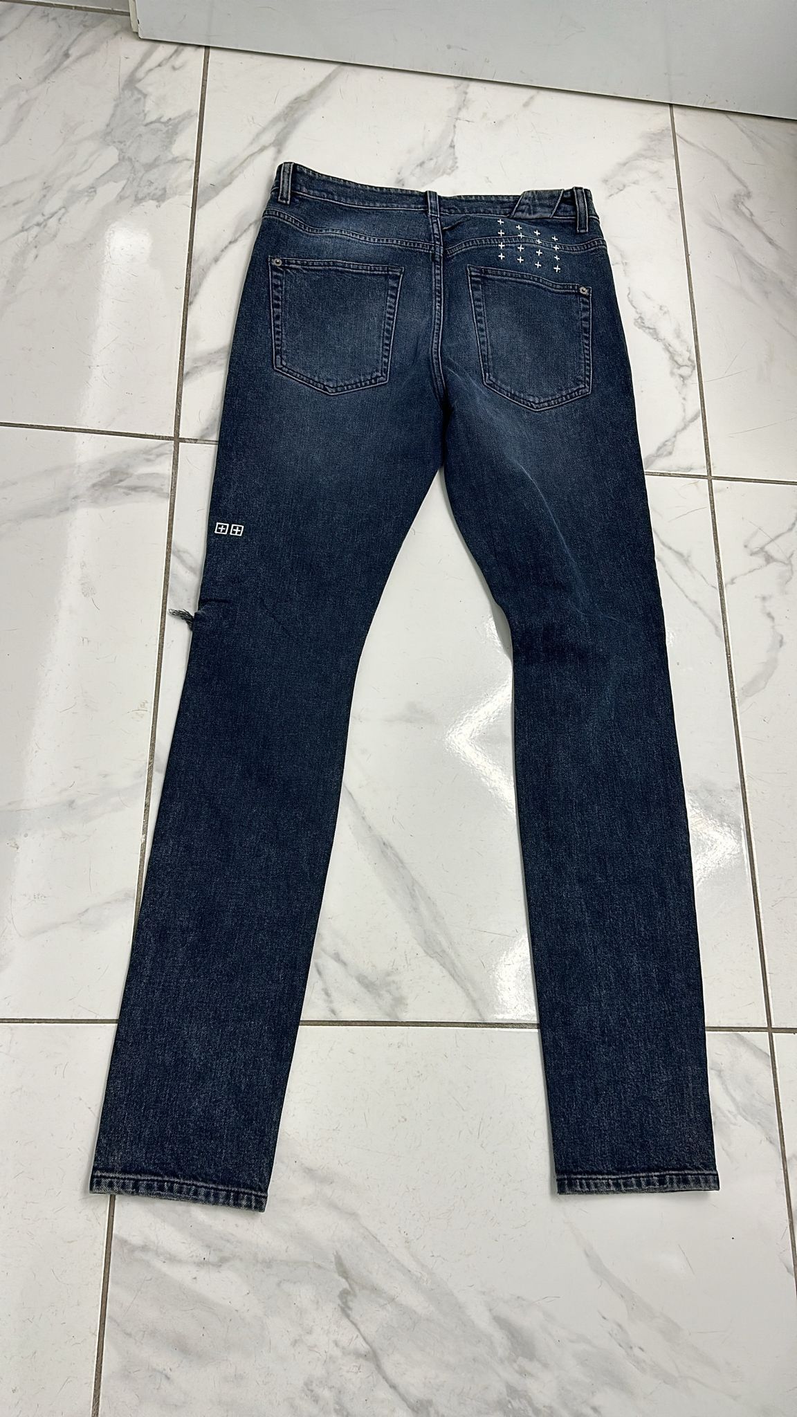 Ksubi Ksubi Chitch Blue Kolle Slashed Sample Jean Size 32 Size US 32 / EU 48 - 2 Thumbnail