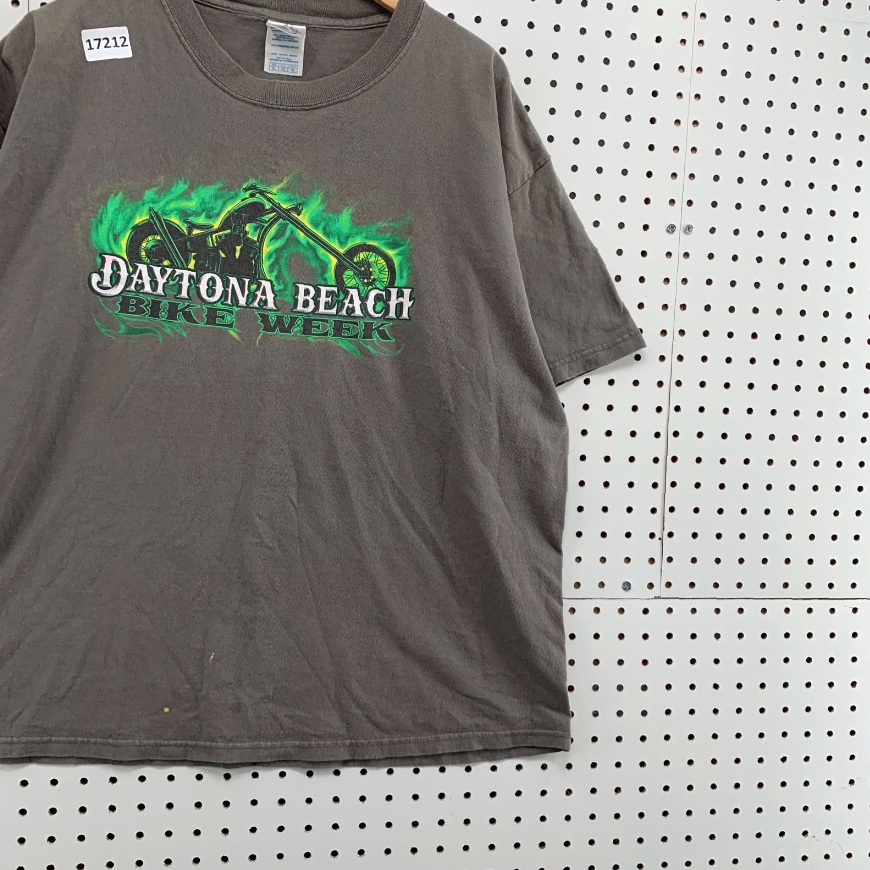 Gildan Daytona Bike Week Shirt Mens XL Gray Green Motorcycle Graphic 2006 Short Sleeve Size US XL / EU 56 / 4 - 4 Thumbnail