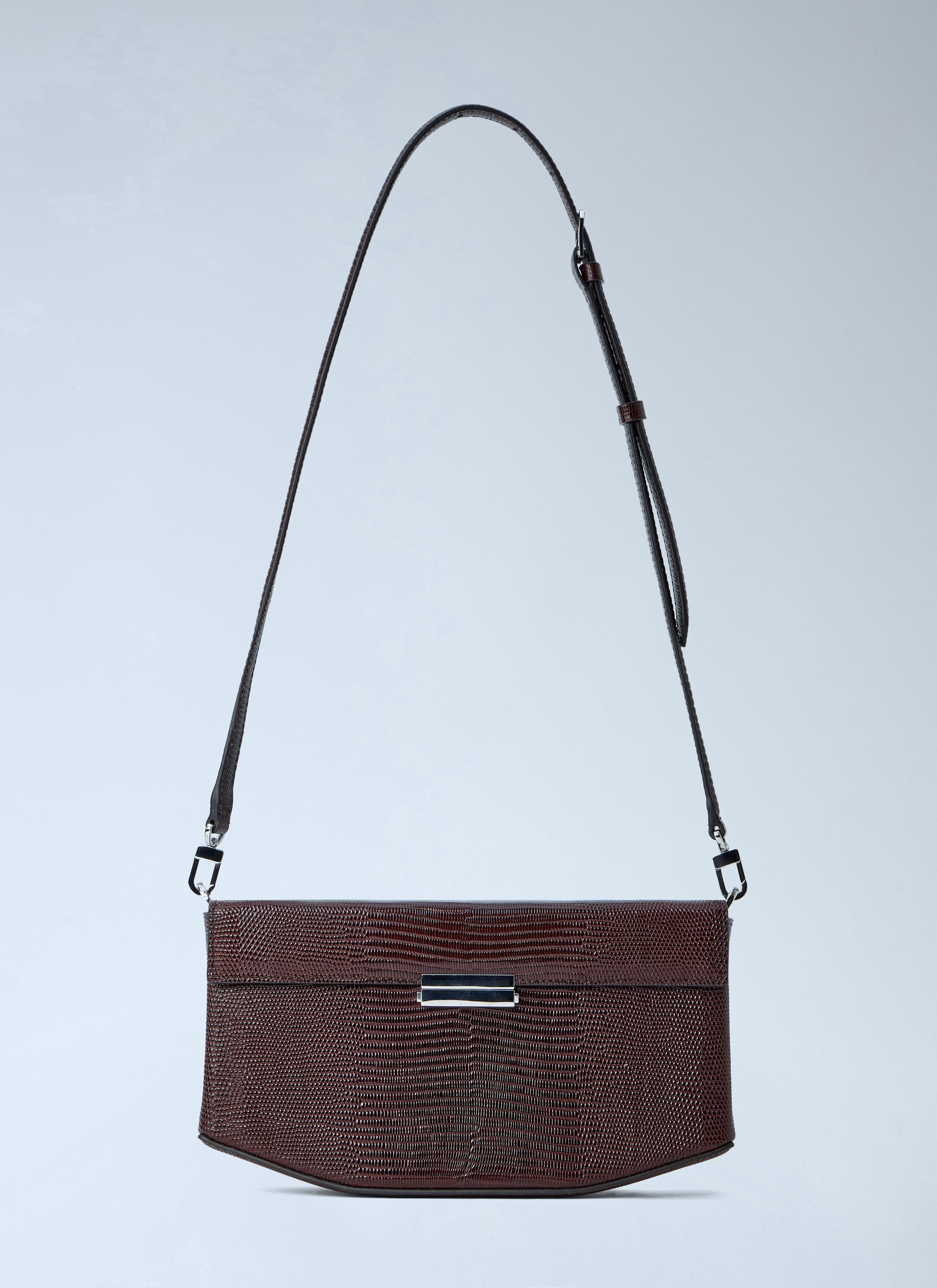 Toteme Toteme Clip Lizard-Embossed Shoulder Bag Size ONE SIZE - 1 Thumbnail