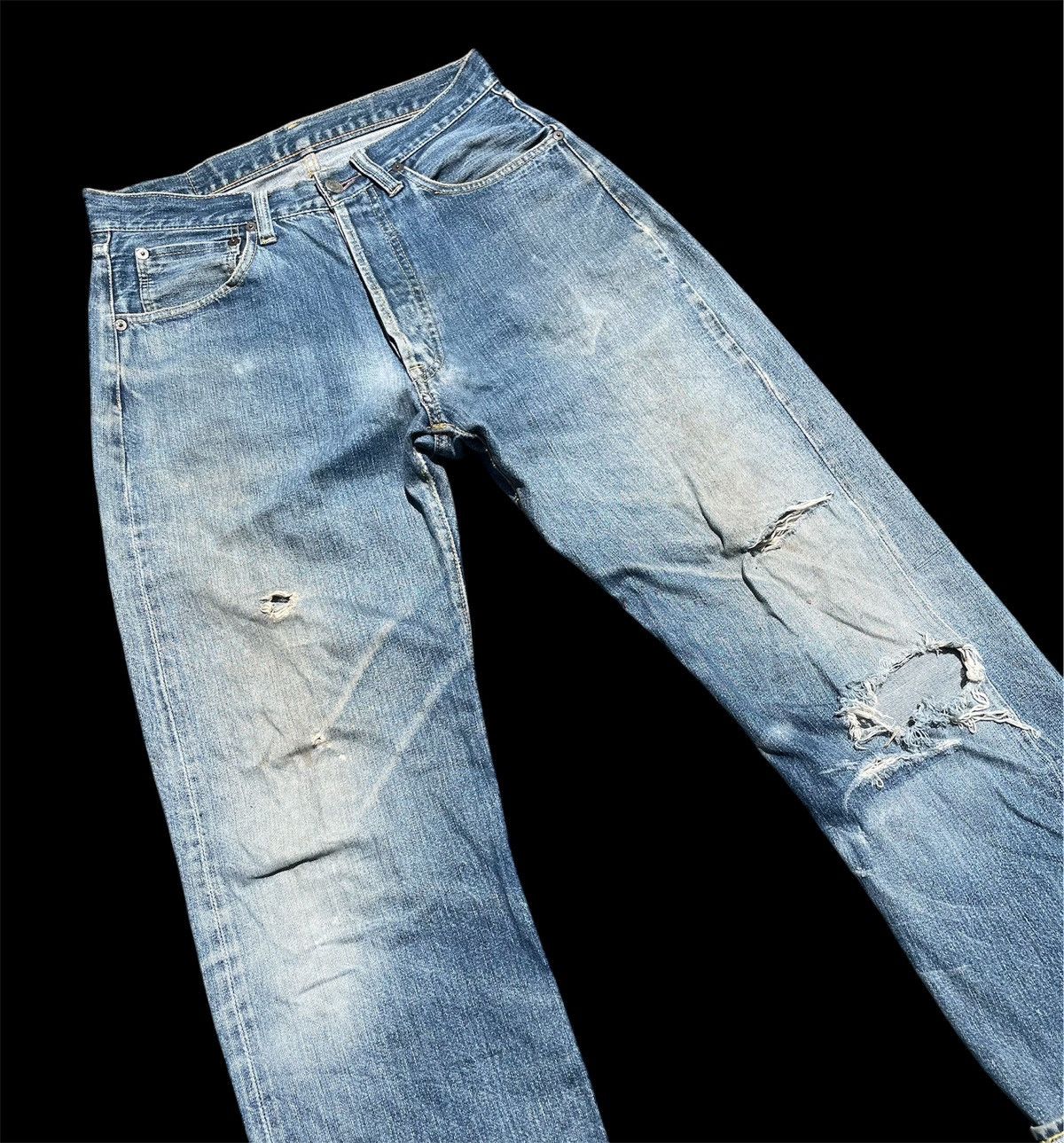 Japanese Brand 🔥Accept Binding Offer🔥 Buckayro Disstressed Denim Pants Size US 28 / EU 44 - 3 Thumbnail