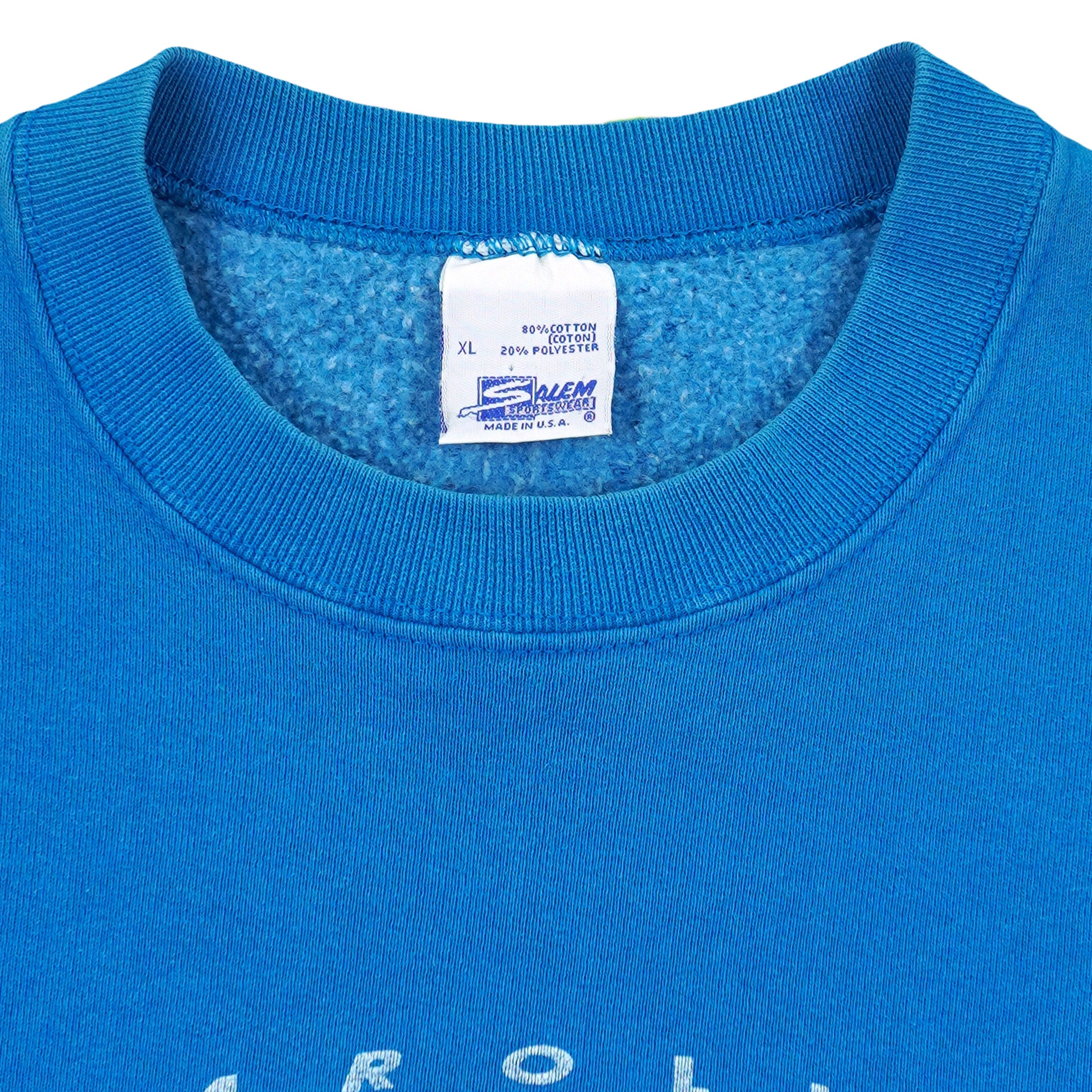 Salem Sportswear NFL - Carolina Panthers Helmet Crew Neck Sweatshirt 1995 Size US XL / EU 56 / 4 - 4 Thumbnail