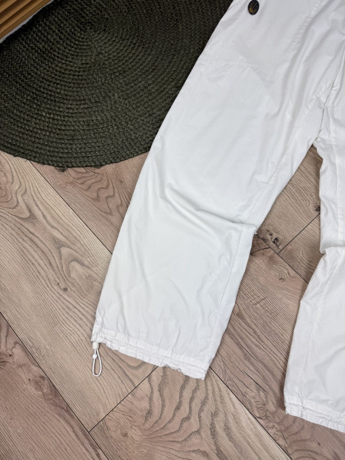 Nike Vintage Nike Baggy Pants Uptempo Track GorpCore Style Swoosh Size US 33 - 3 Thumbnail