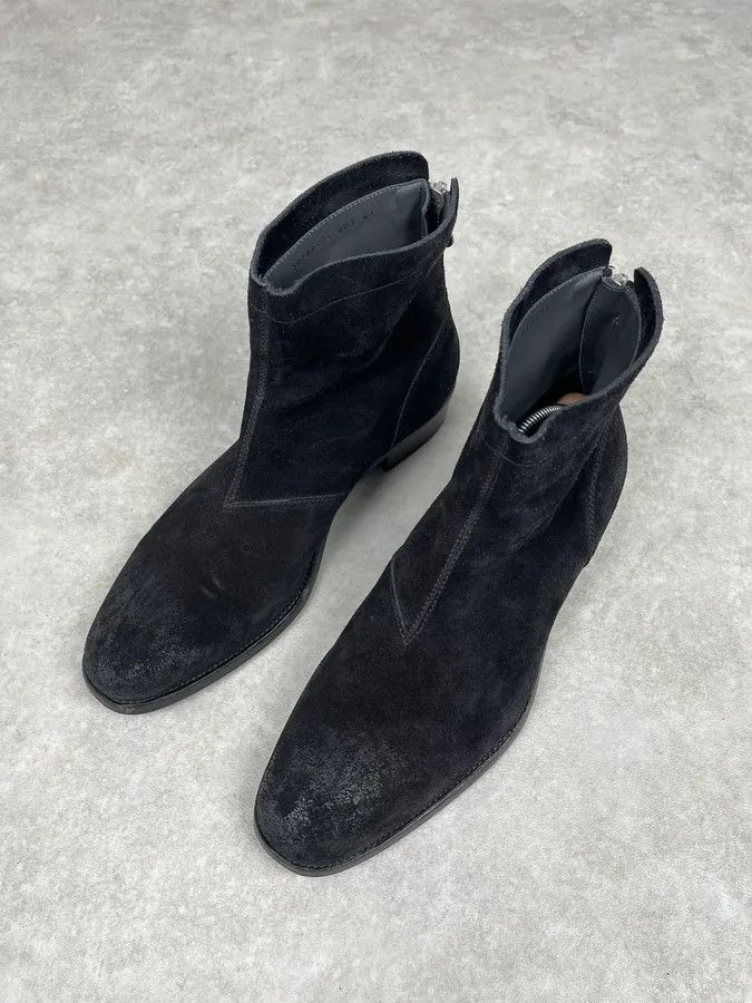 Hugo Boss Hugo Boss Black Suede Leather Boots Size US 10 / EU 43 - 4 Thumbnail