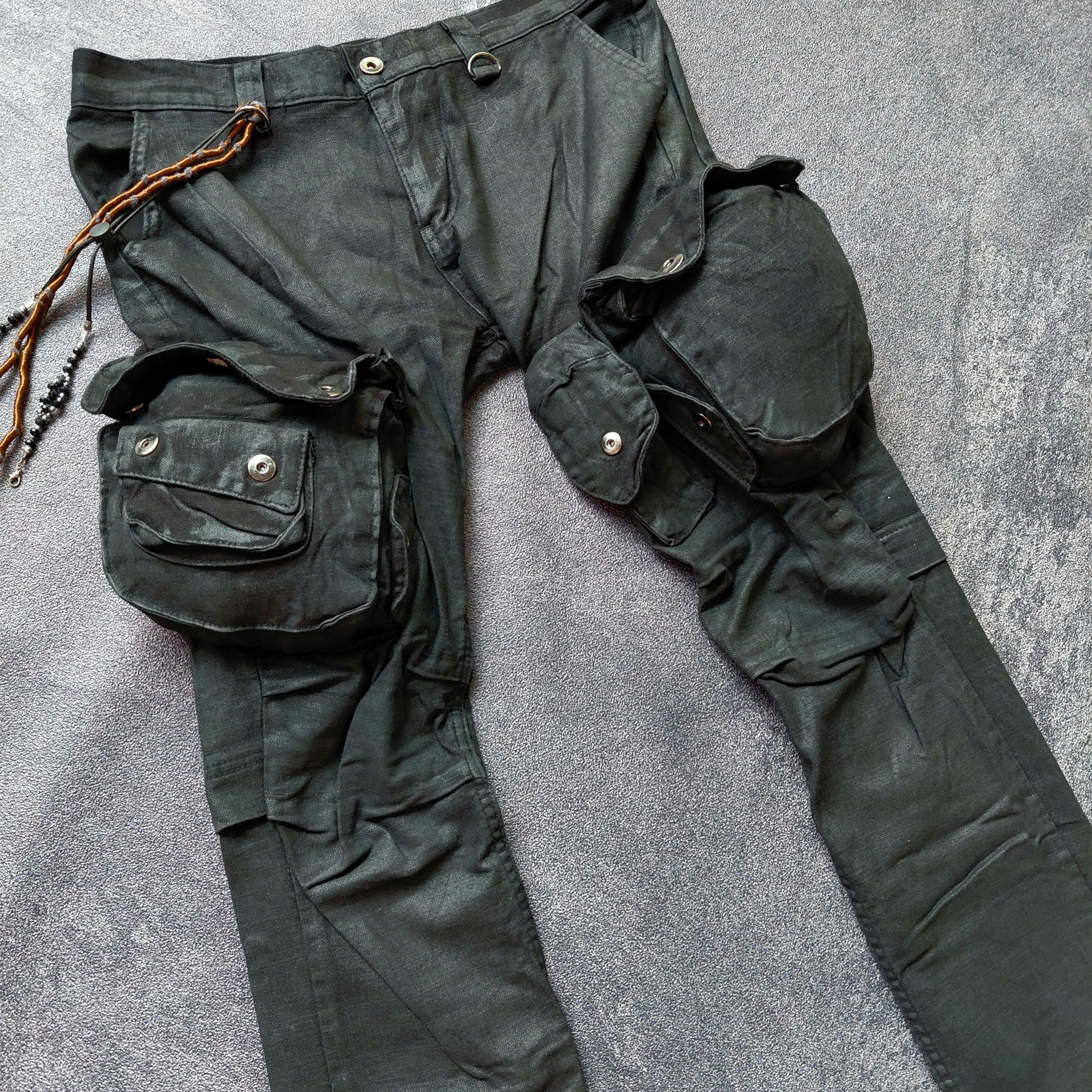 14th Addiction Glamour Multi Pocket Cargo 14th Addiction Style Pants Size US 30 / EU 46 - 4 Thumbnail