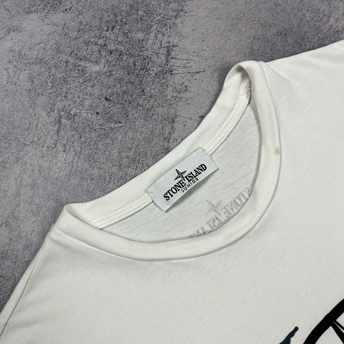 Stone Island Vintage Stone Island Junior big logo T Shirt 00’s Size US S / EU 44-46 / 1 - 7 Thumbnail