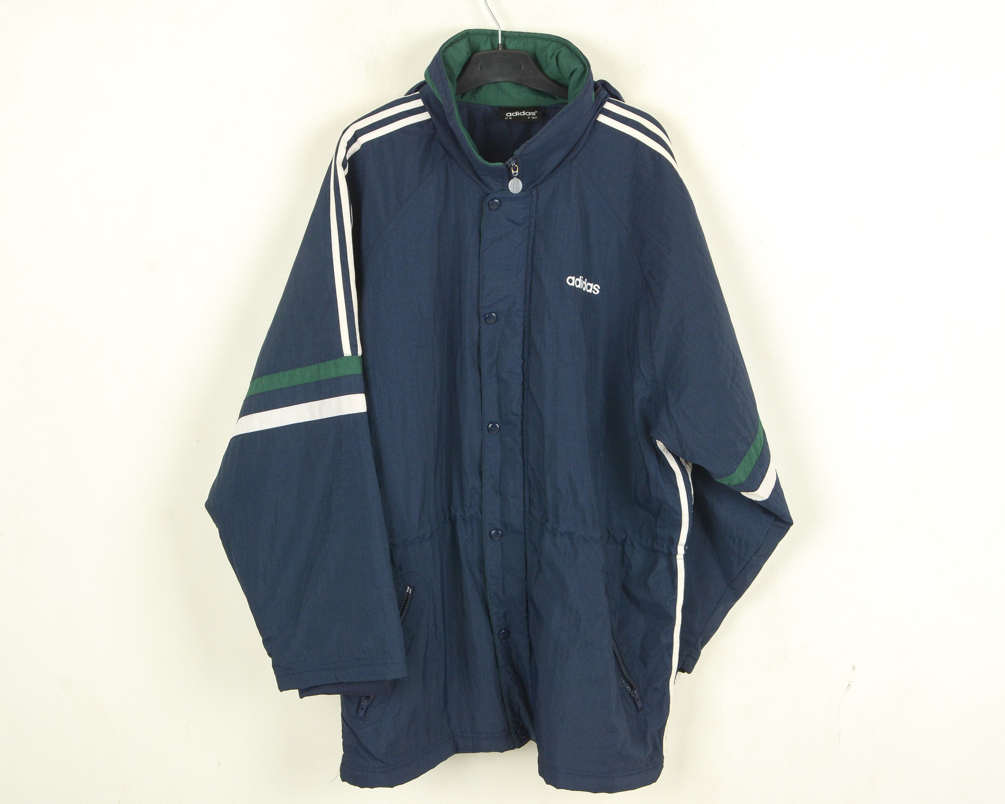 Adidas Men L Insulated Jacket Coat Football UK 44/46 Soccer Hooded Size US L / EU 52-54 / 3 - 2 Thumbnail