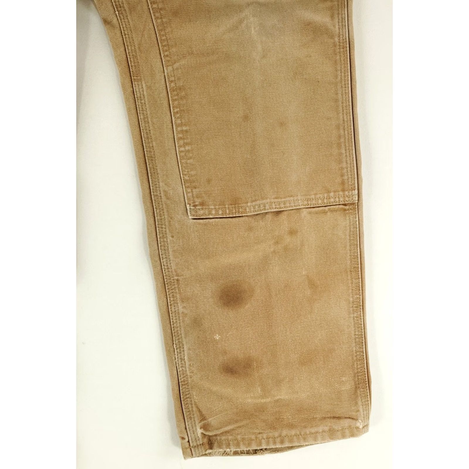 Carhartt VINTAGE Carhartt Pants Carpenter Mens 36x32 Brown Distressed 80s 90s Double Knee Brown Size US 36 / EU 52 - 2 Thumbnail