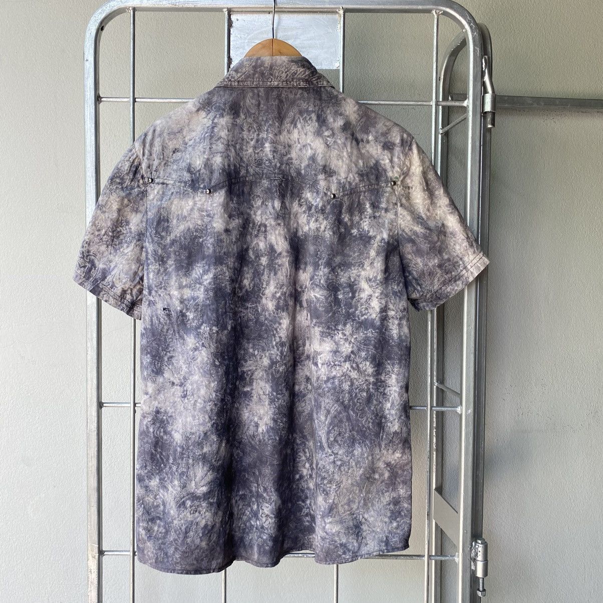 In The Attic In The Atti Men Y2K Short-Sleeve Tie-Dye Western Shirt Size US L / EU 52-54 / 3 - 2 Thumbnail