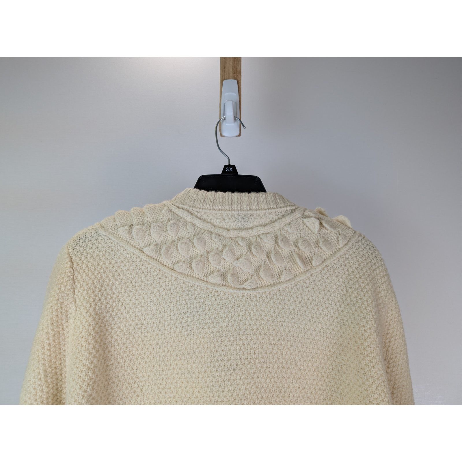 Bottega Veneta o1rshd1 Men Wear Wool Snake Knit Sweater in Dove Size US L / EU 52-54 / 3 - 10 Thumbnail