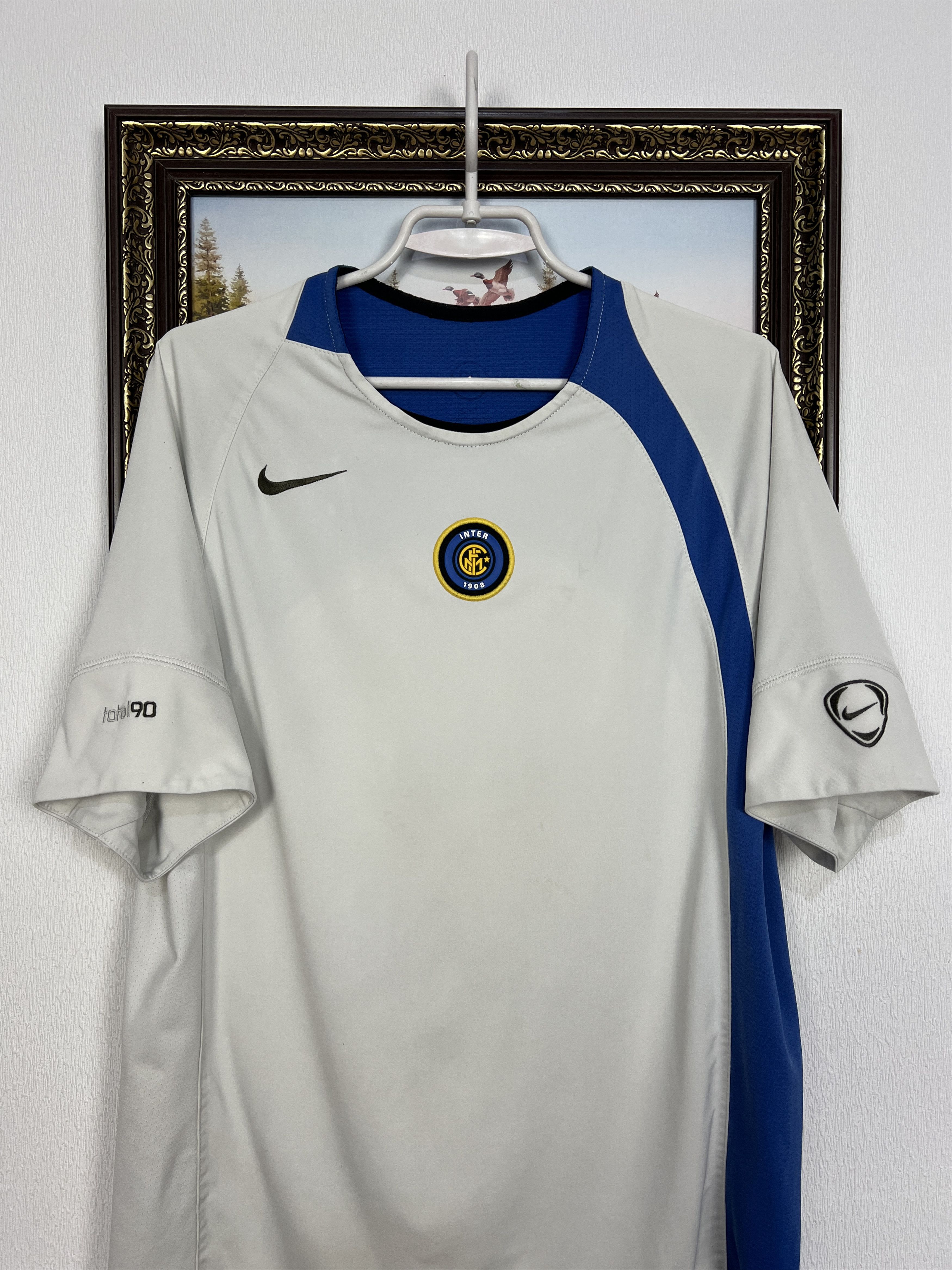 Nike Inter Milan Football Train Shirt Soccer Jersey Maglia Size US M / EU 48-50 / 2 - 2 Thumbnail