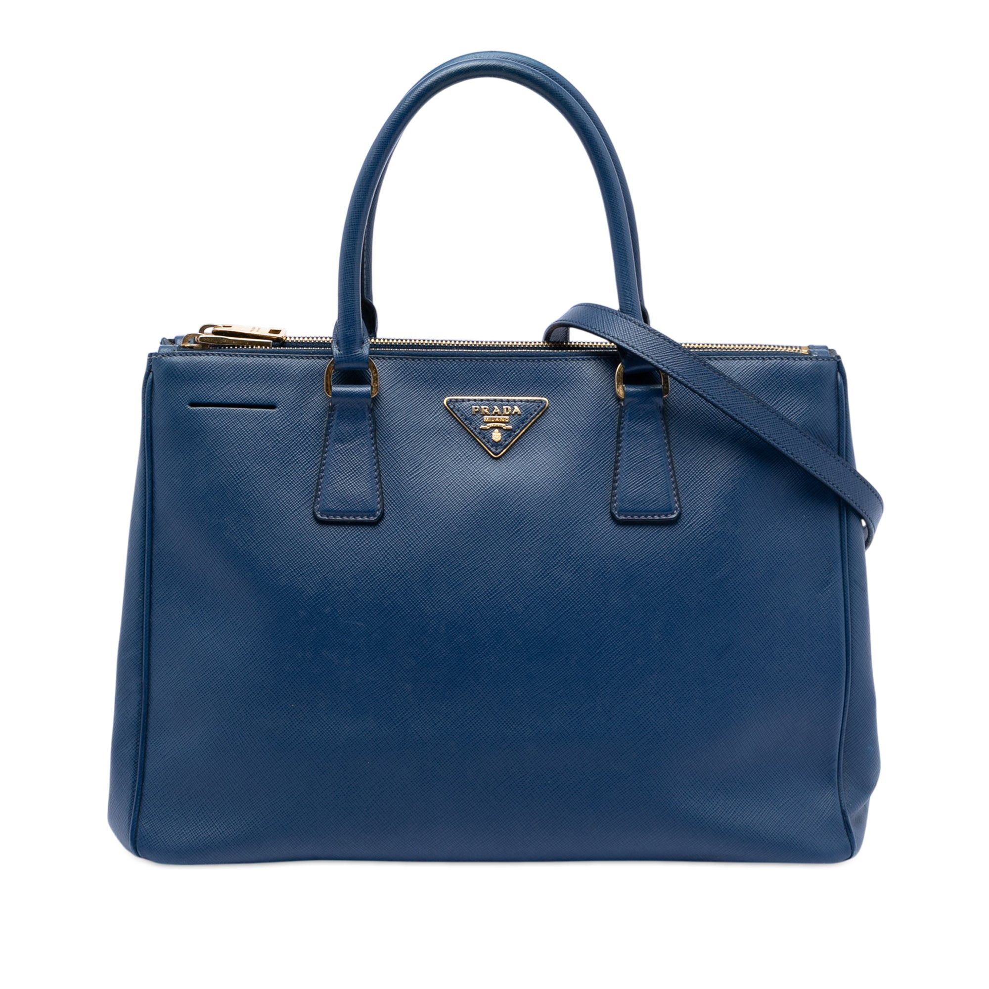 Prada Medium Saffiano Lux Galleria Double Zip Satchel Size ONE SIZE - 1 Thumbnail