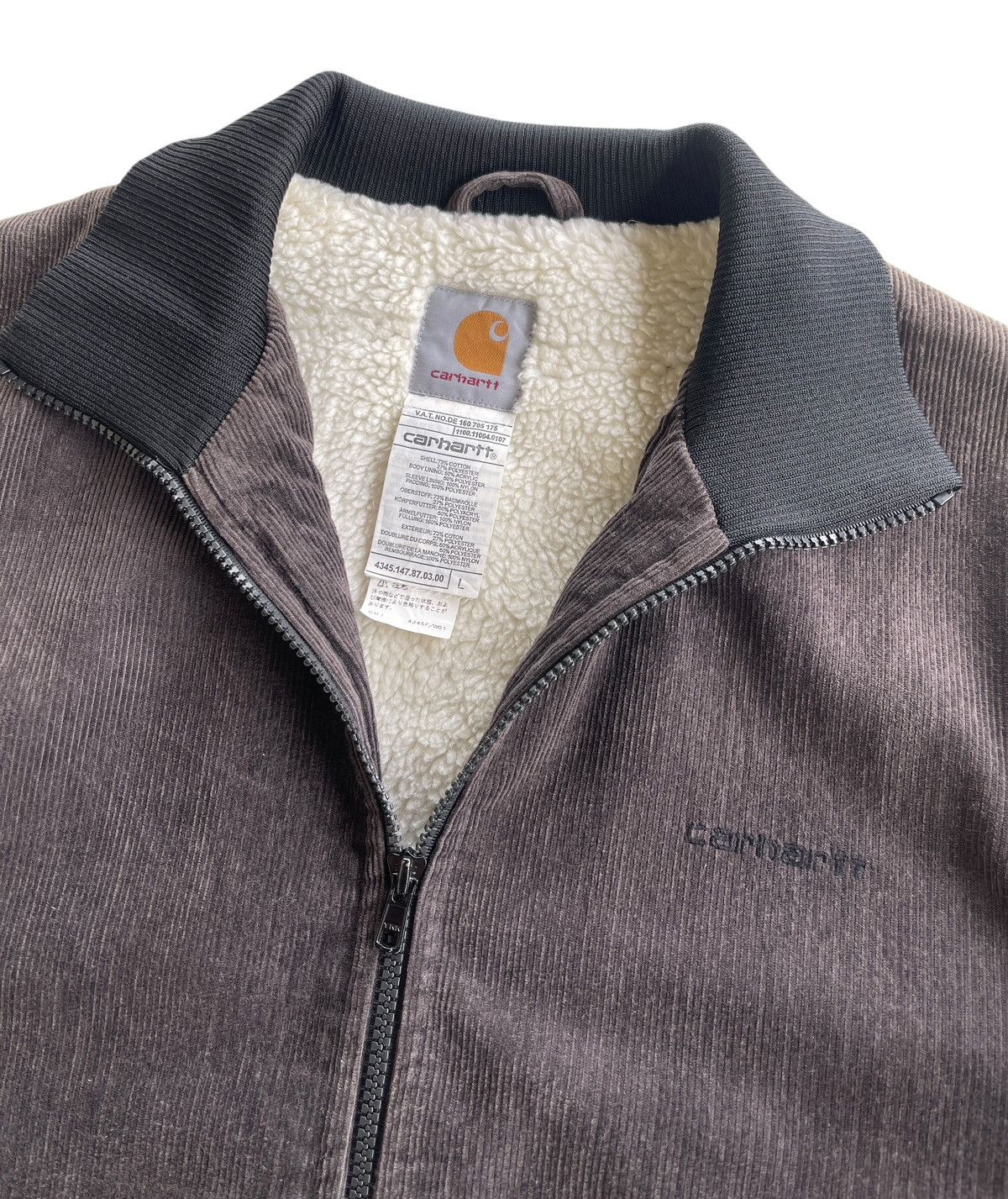 Carhartt Carhartt Wip Sherpa Lined Corduroy Blouson Jacket Size US L / EU 52-54 / 3 - 2 Thumbnail